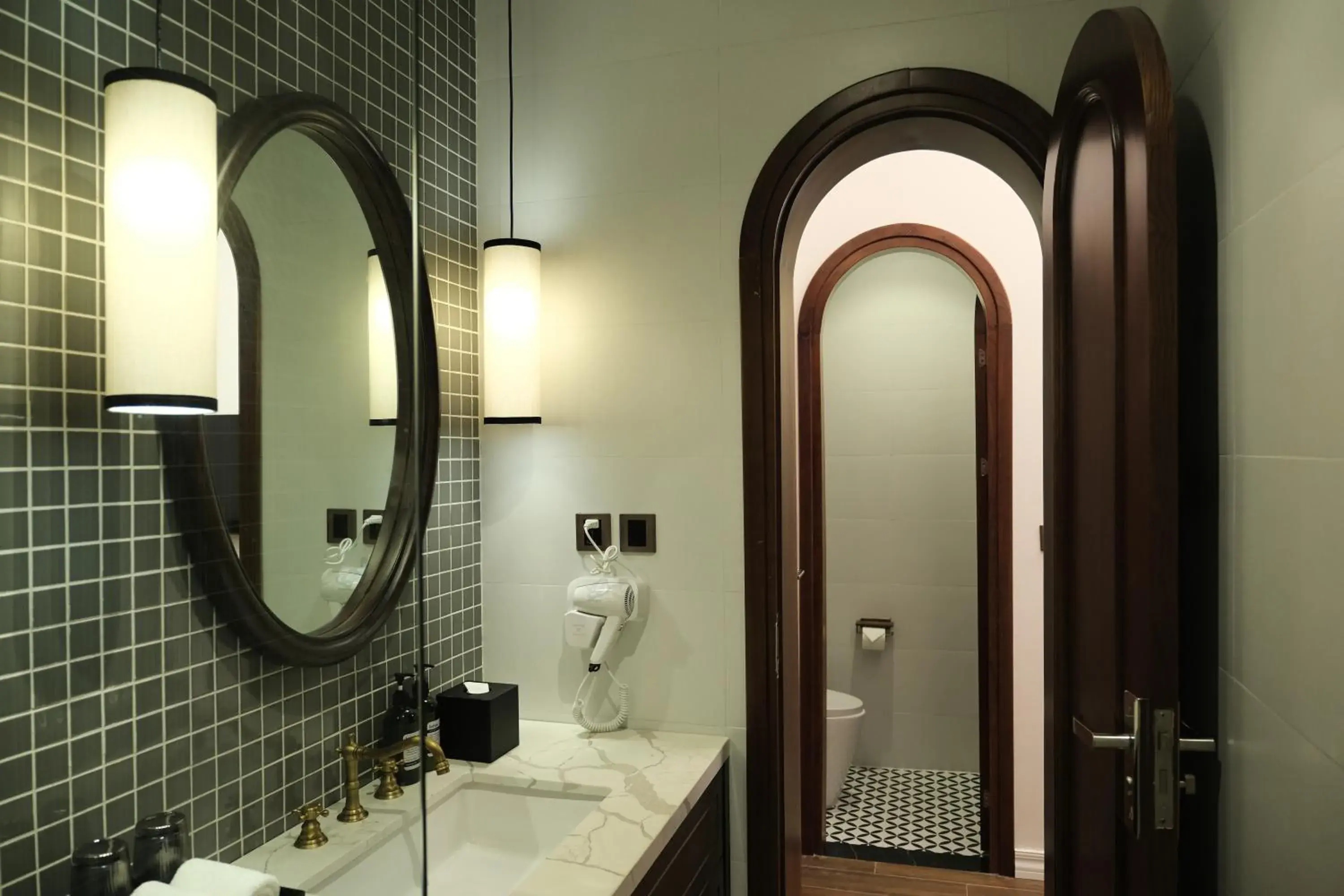 Bathroom in Paul Chabot Hotel Bathroom in Paul Chabot Hotel