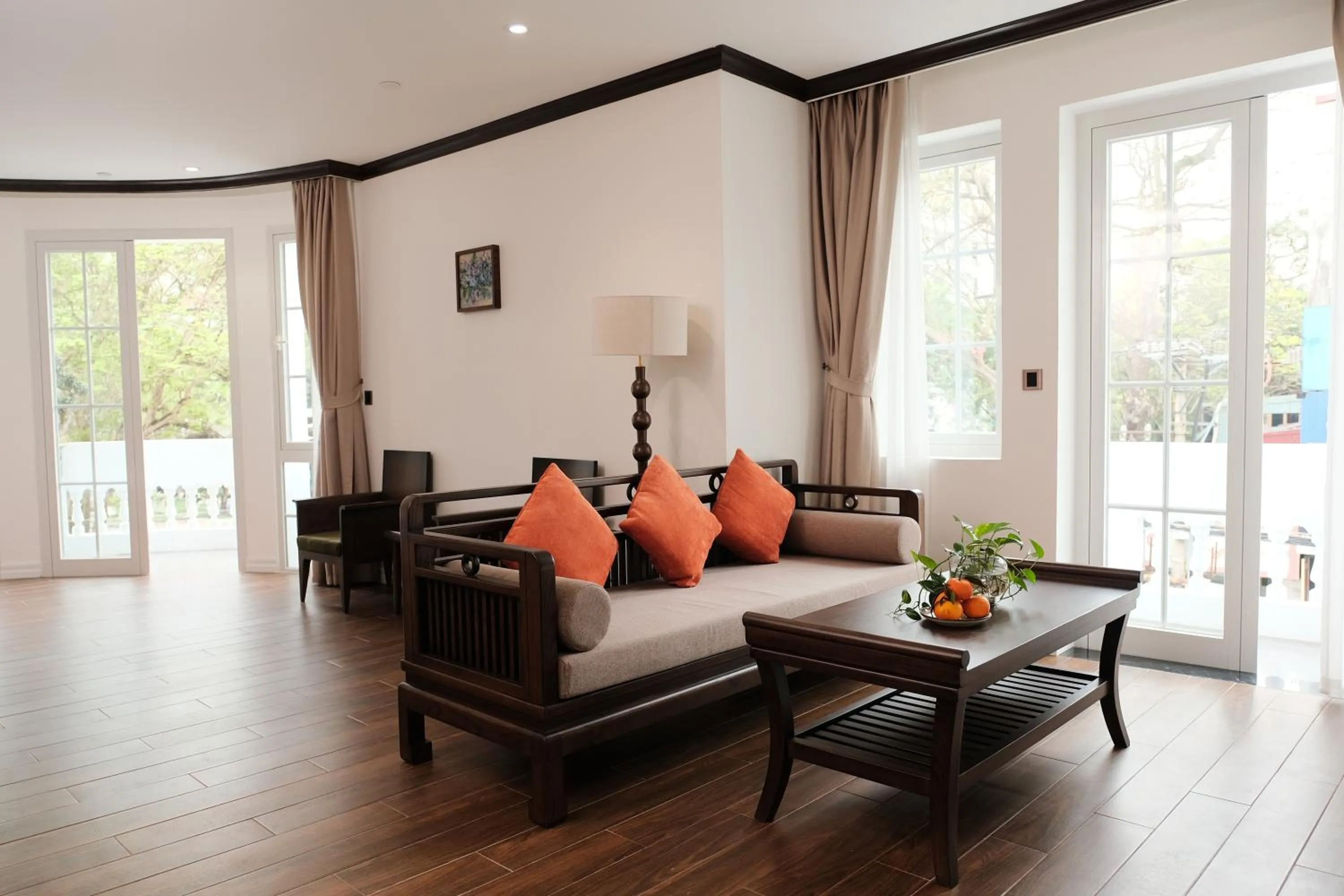 Seating area in Paul Chabot Hotel