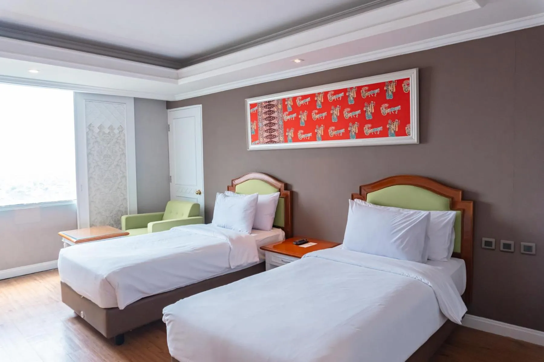 Bed in Tavia Heritage Hotel