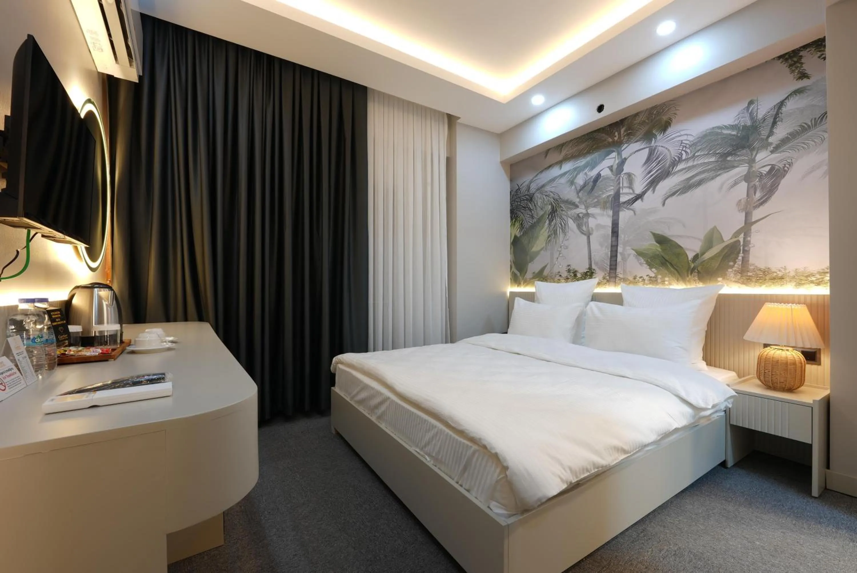 Bed in CARTİER LUXURY OTEL