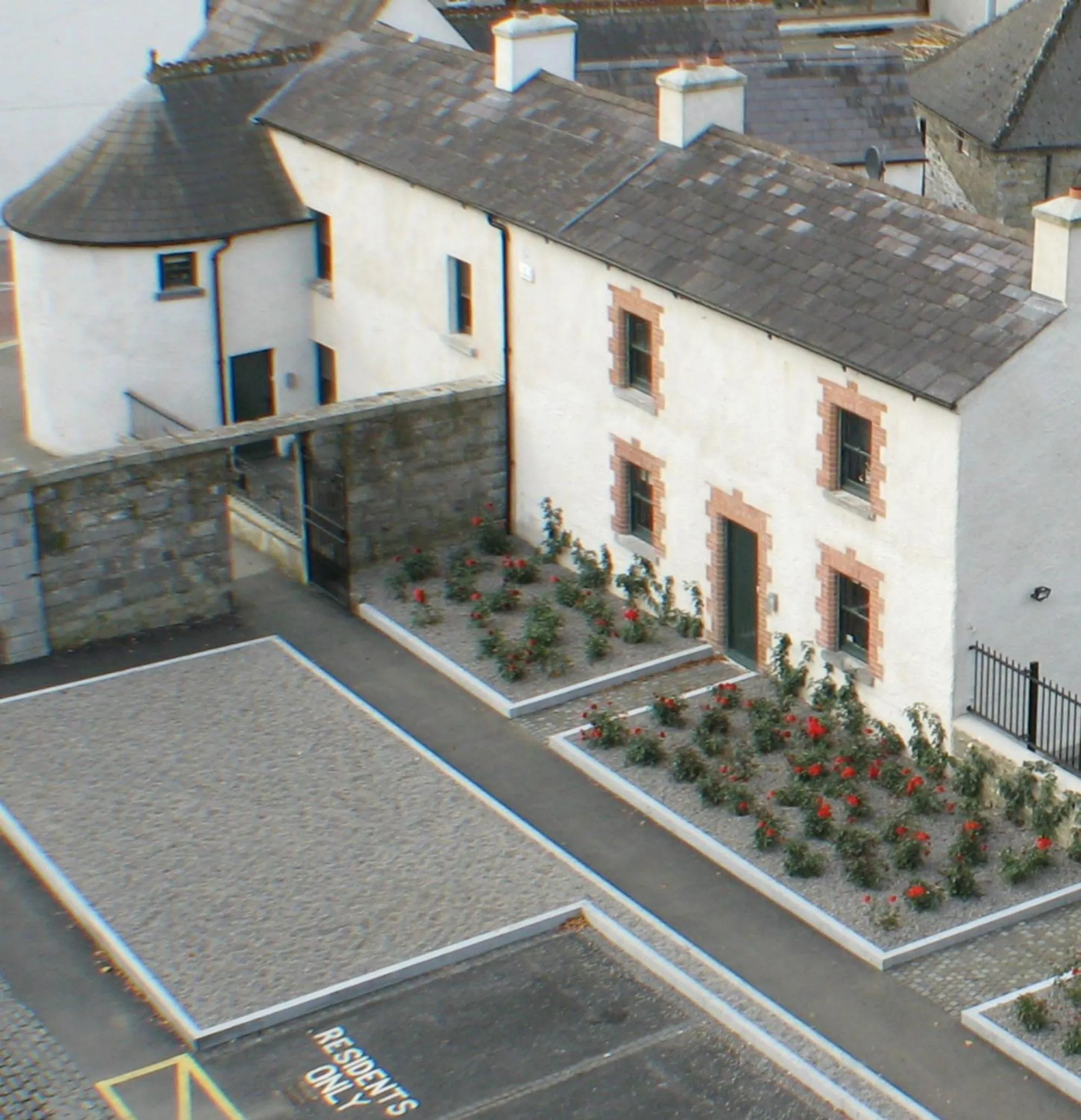 Bird's eye view in Castletown Round House