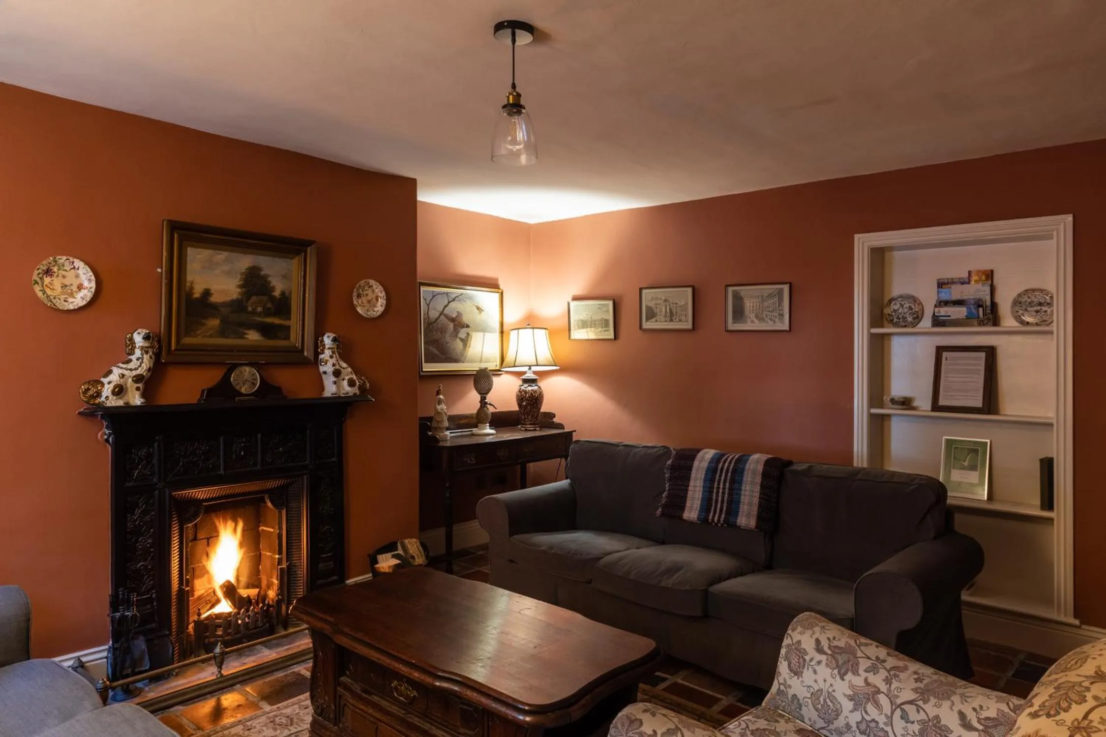 Living room in Castletown Round House