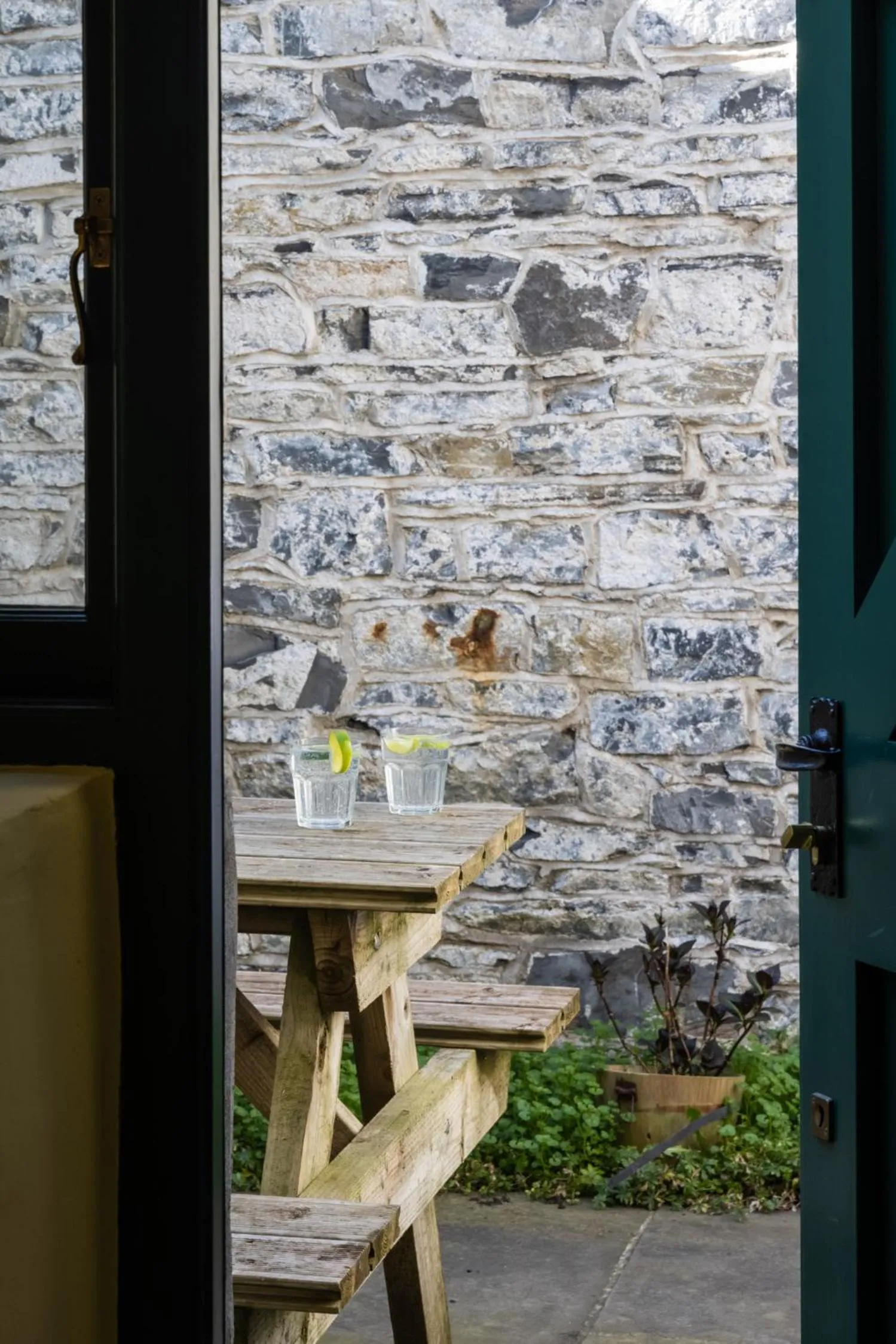 Patio in Castletown Round House