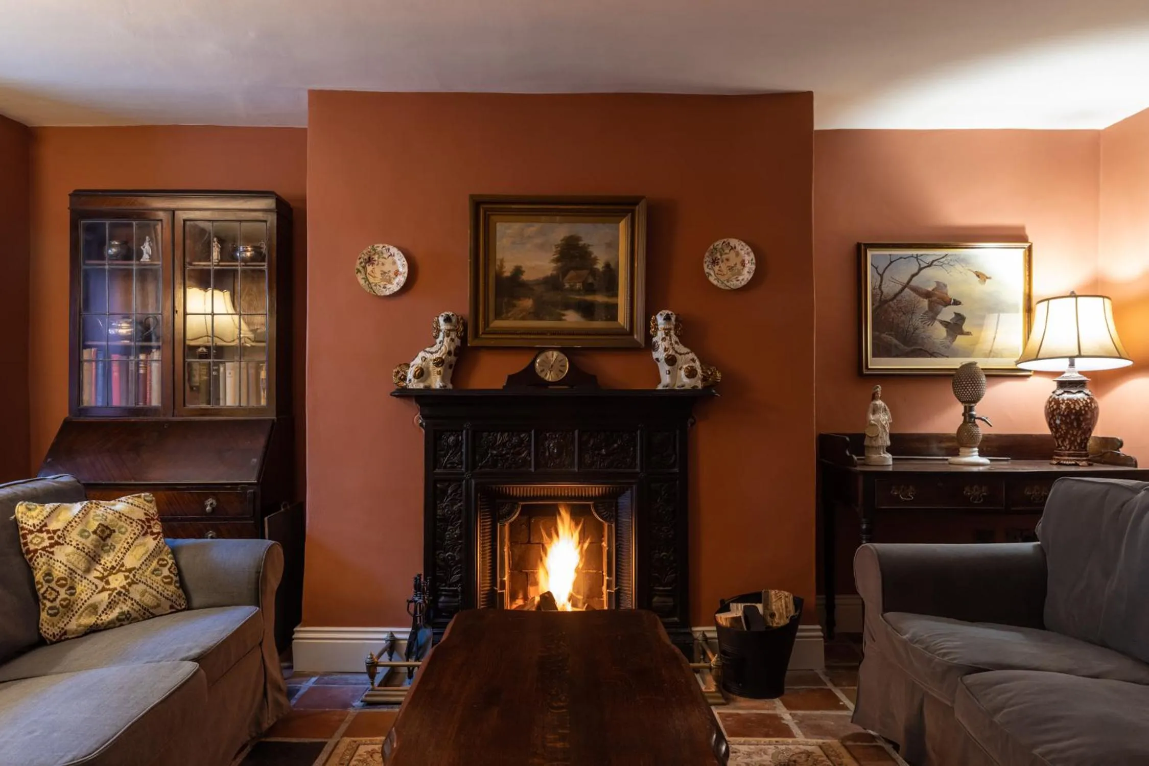 Living room in Castletown Round House