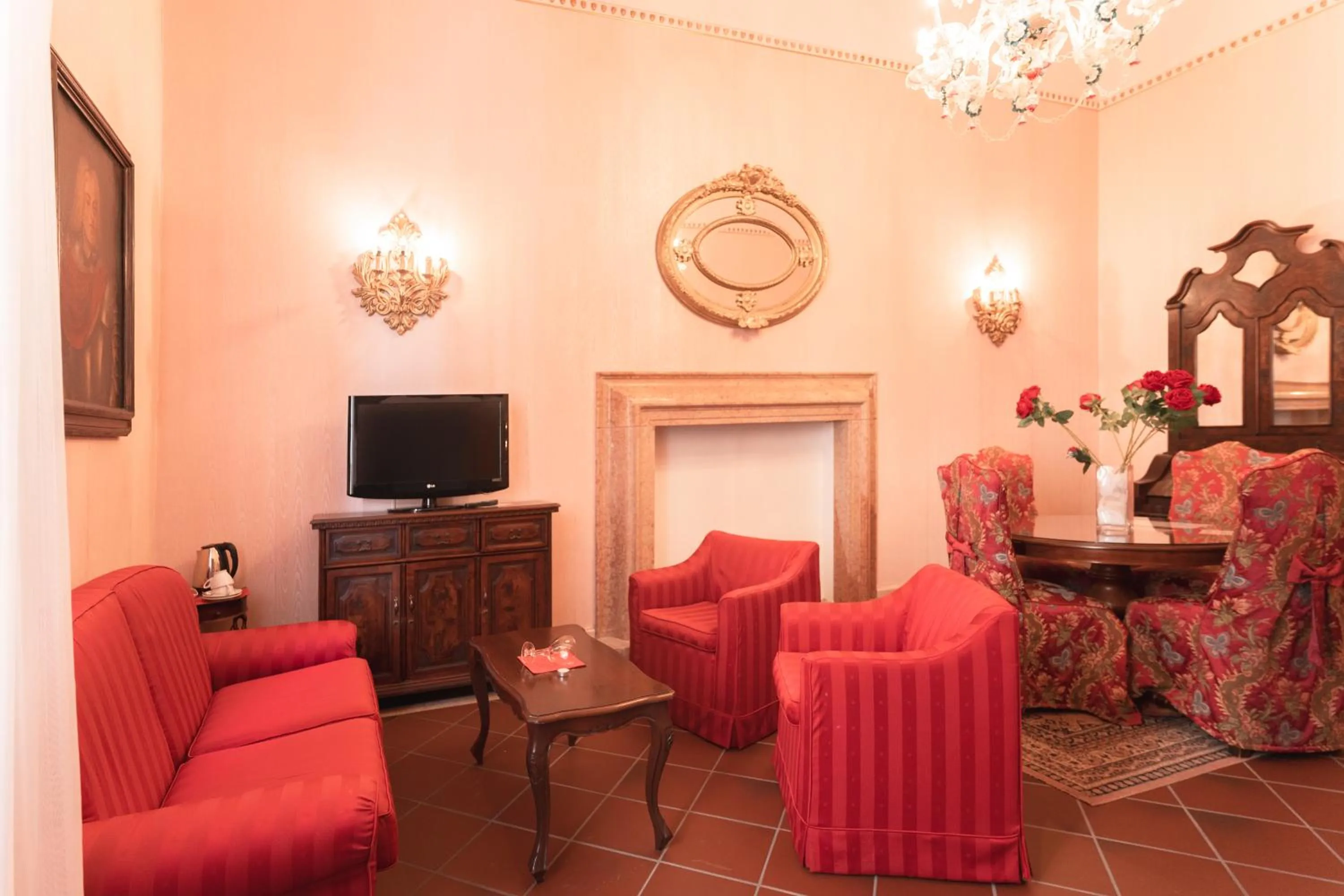 Seating area in Hotel & SPA Duchessa Isabella Collection by GSA Hotels