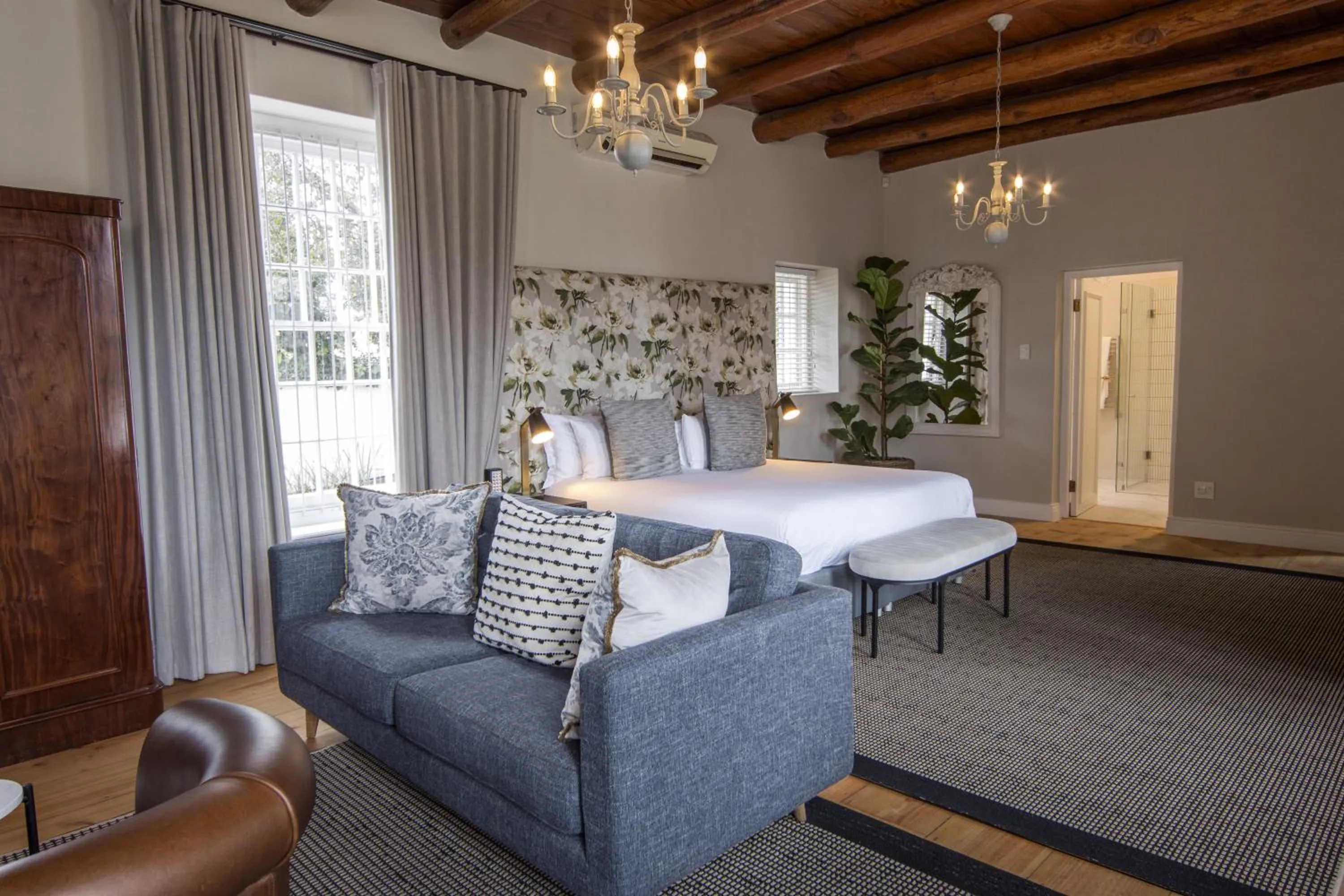 Living room, Bed in Laborie Jonkershuis