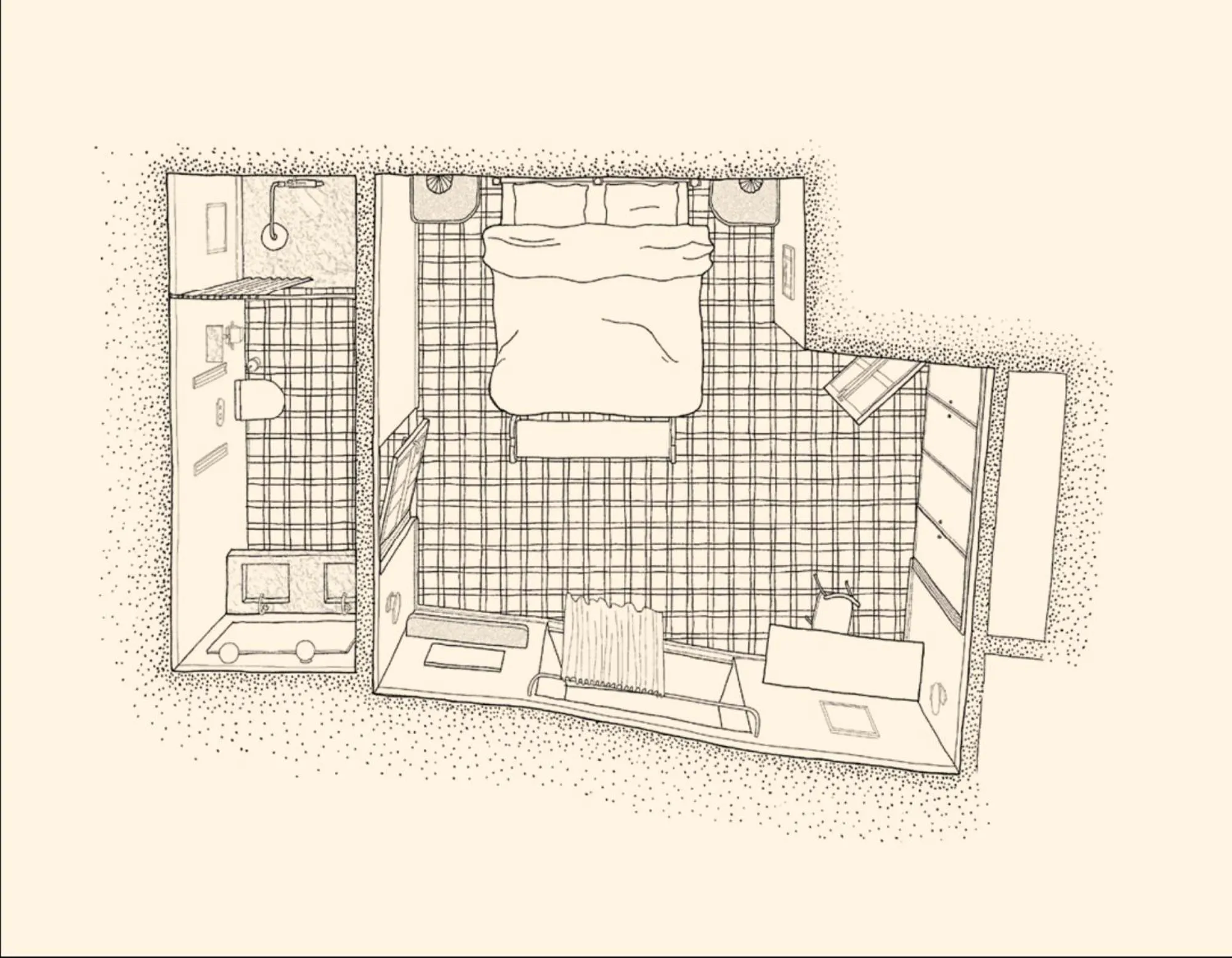 Bird's eye view in Portella Palma