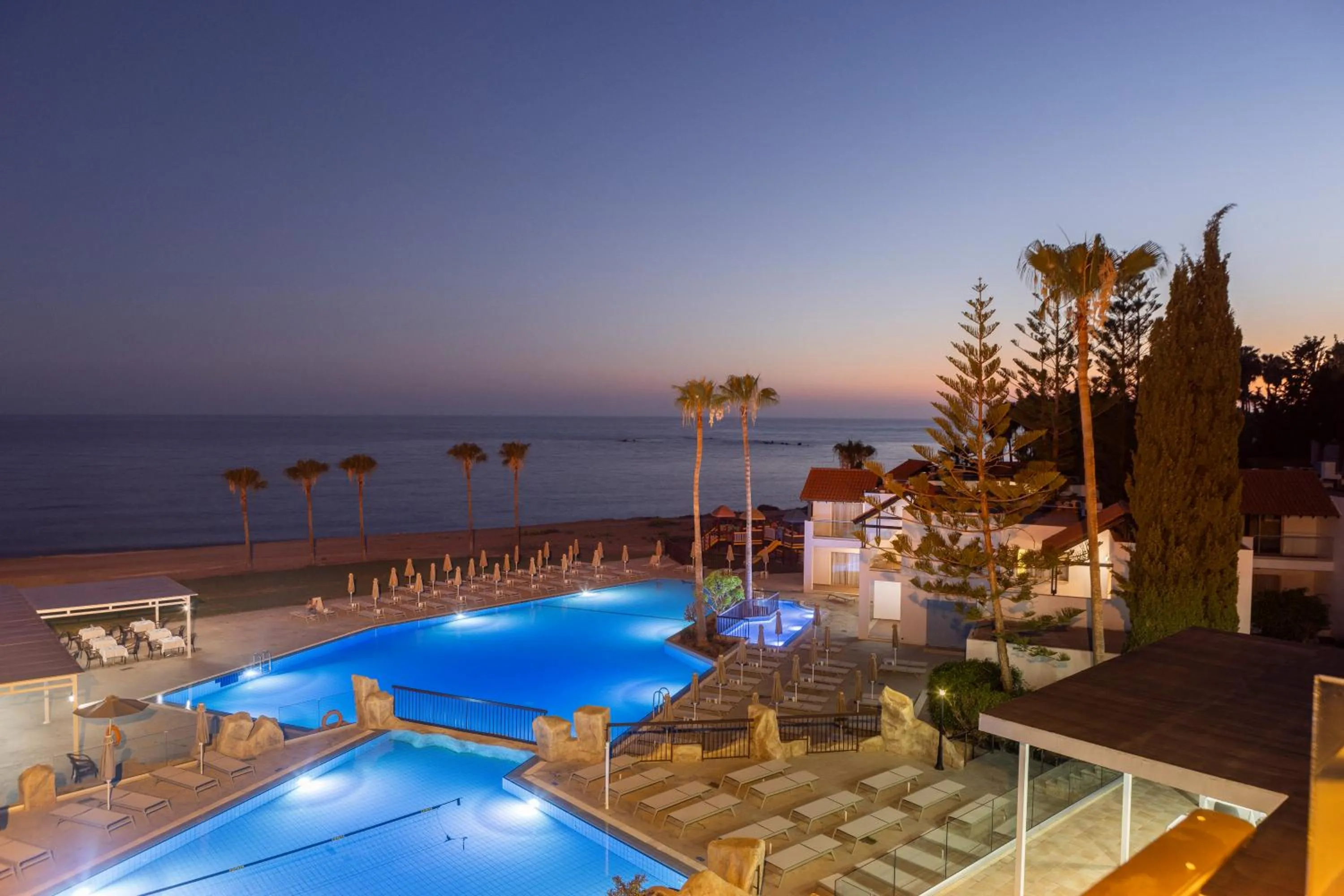 Sunrise in Kapetanios Aqua Resort