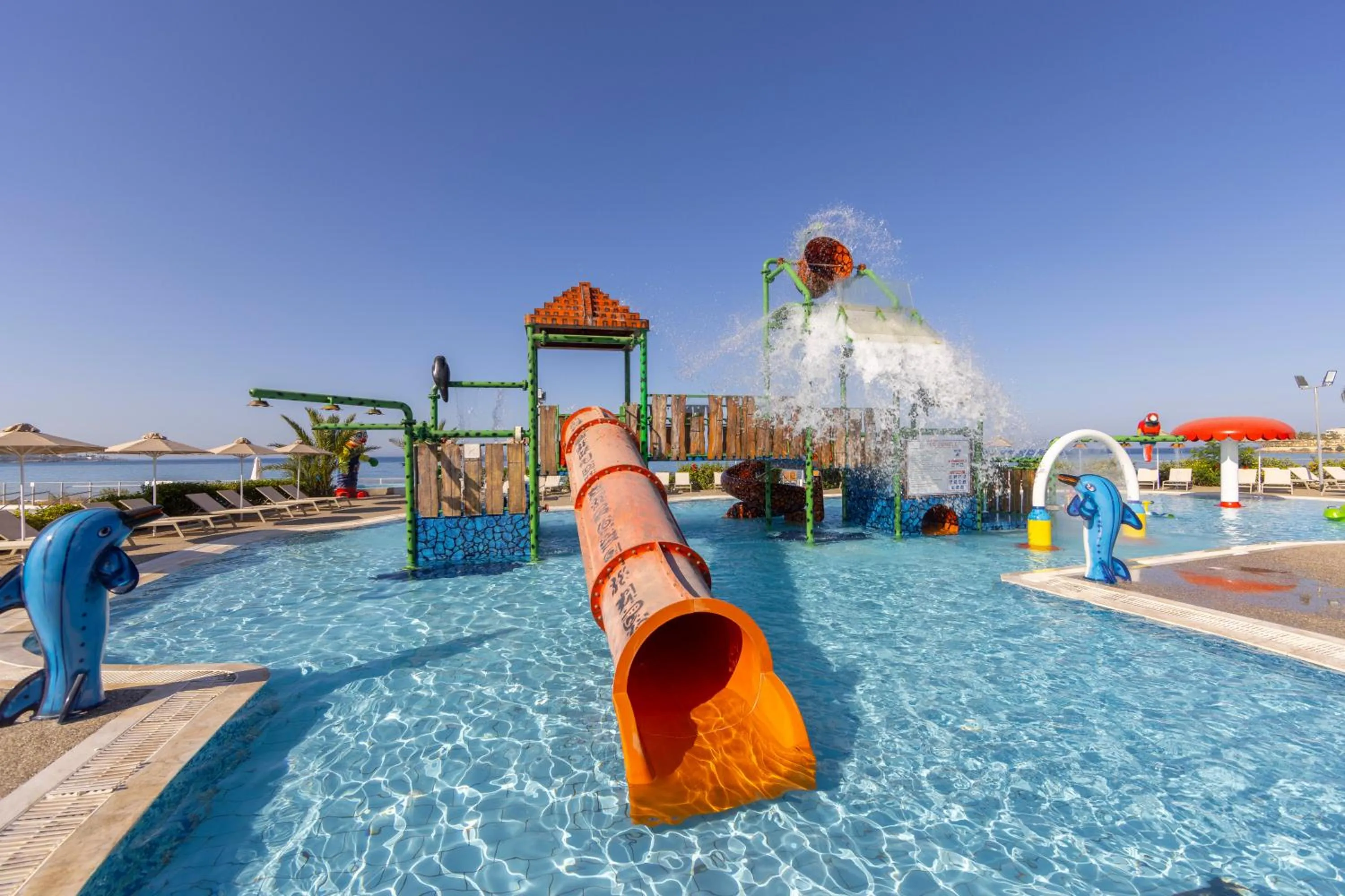 Aqua park in Kapetanios Aqua Resort