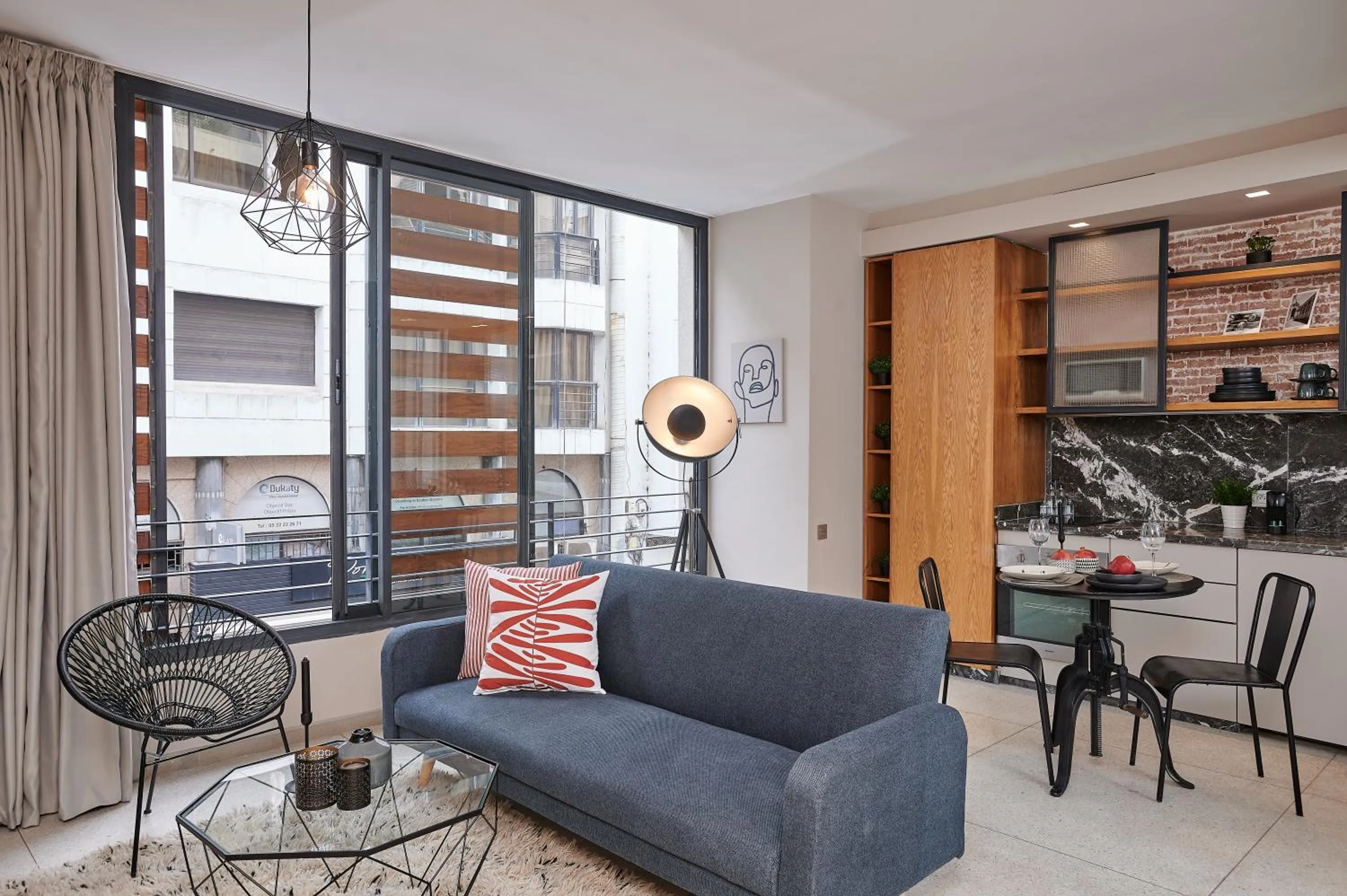 Seating area in Stayhere Casablanca - Gauthier 3 - Urban Residence