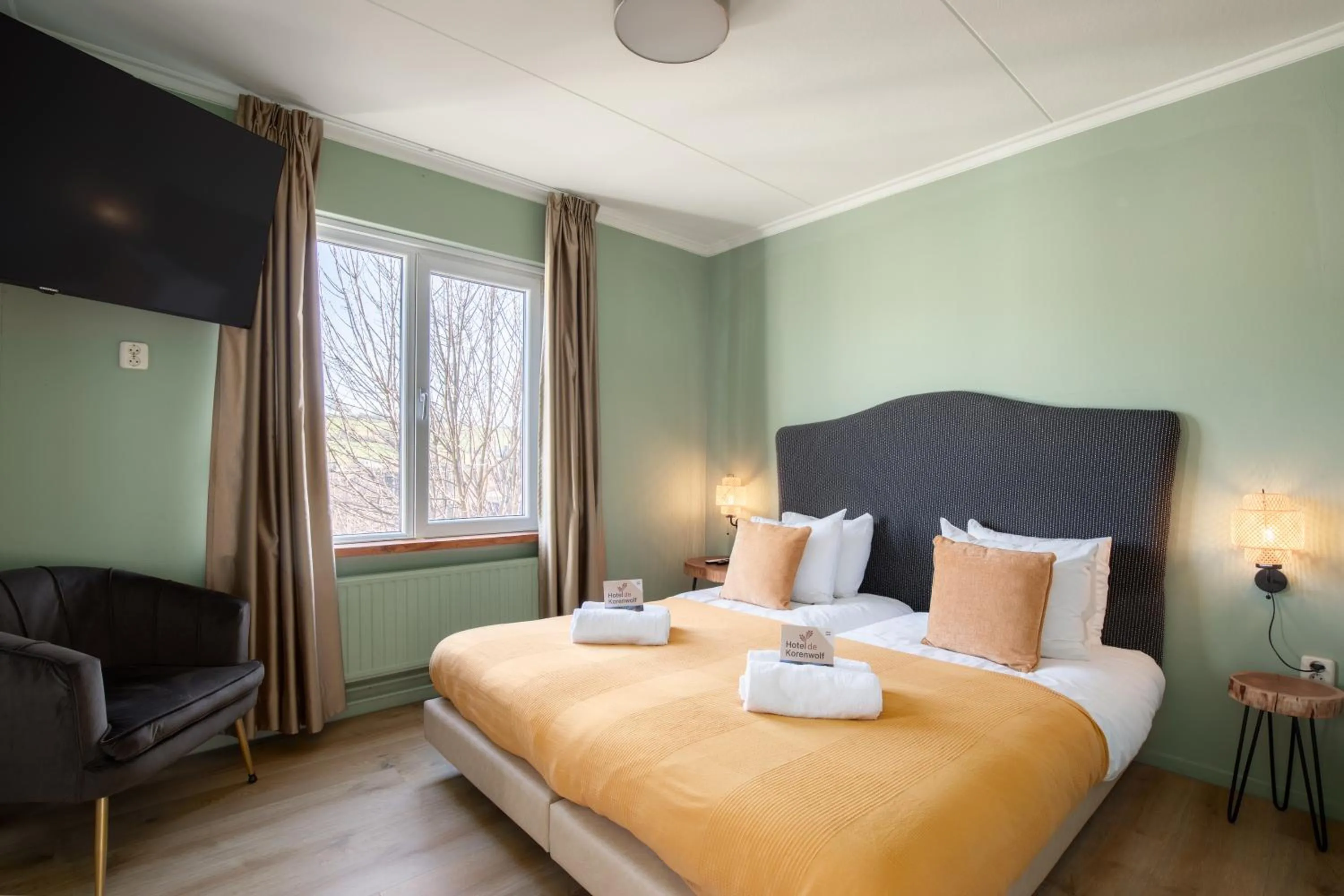 Bed in Hotel de Korenwolf