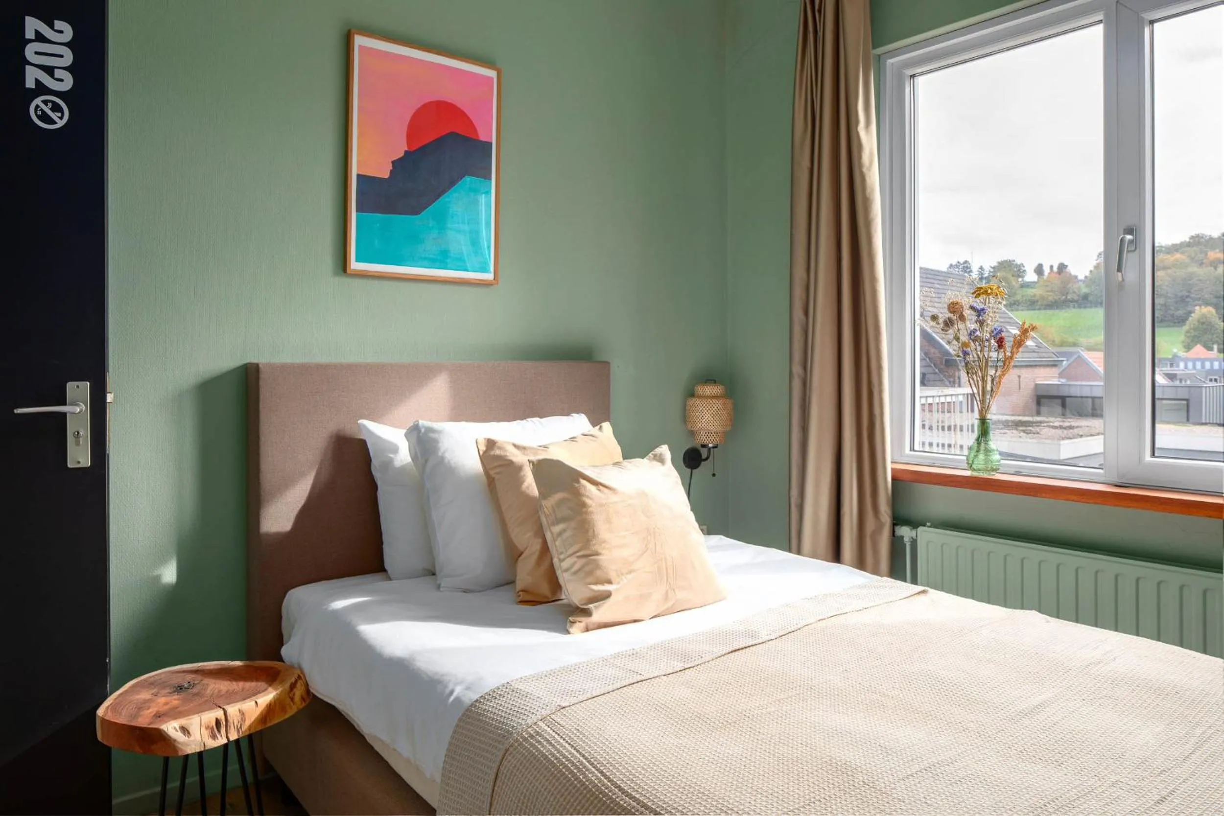 Bed in Hotel de Korenwolf