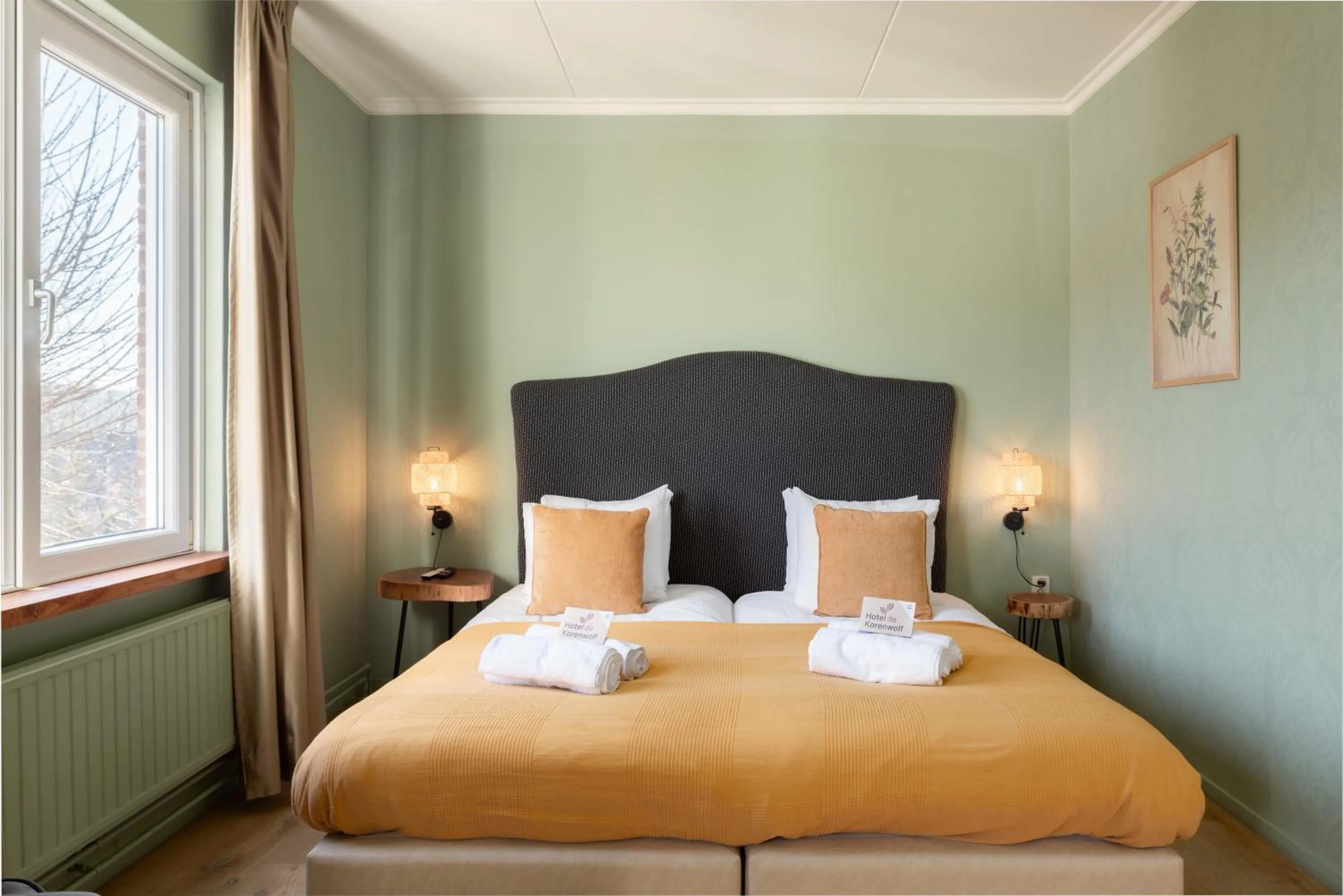 Bed in Hotel de Korenwolf