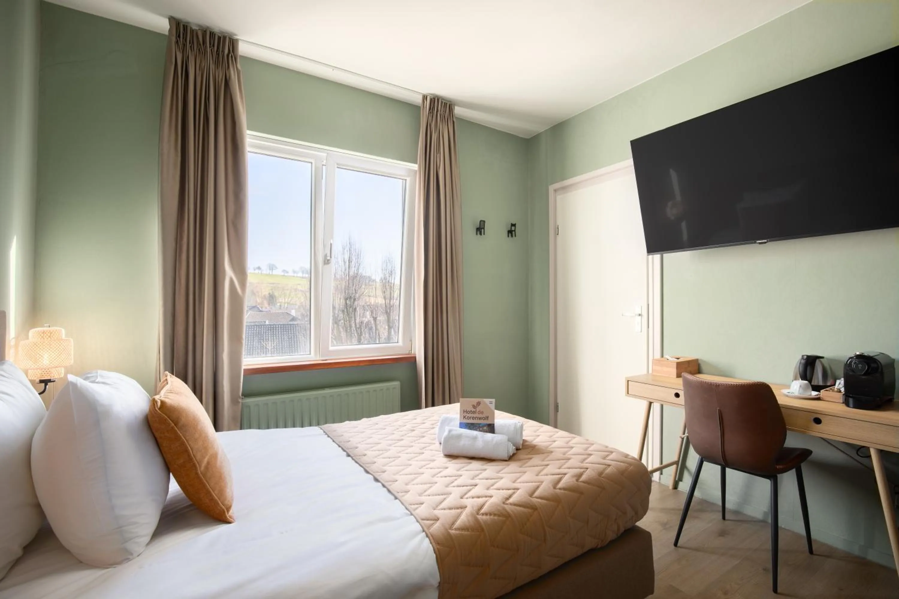 Photo of the whole room, Bed in Hotel de Korenwolf
