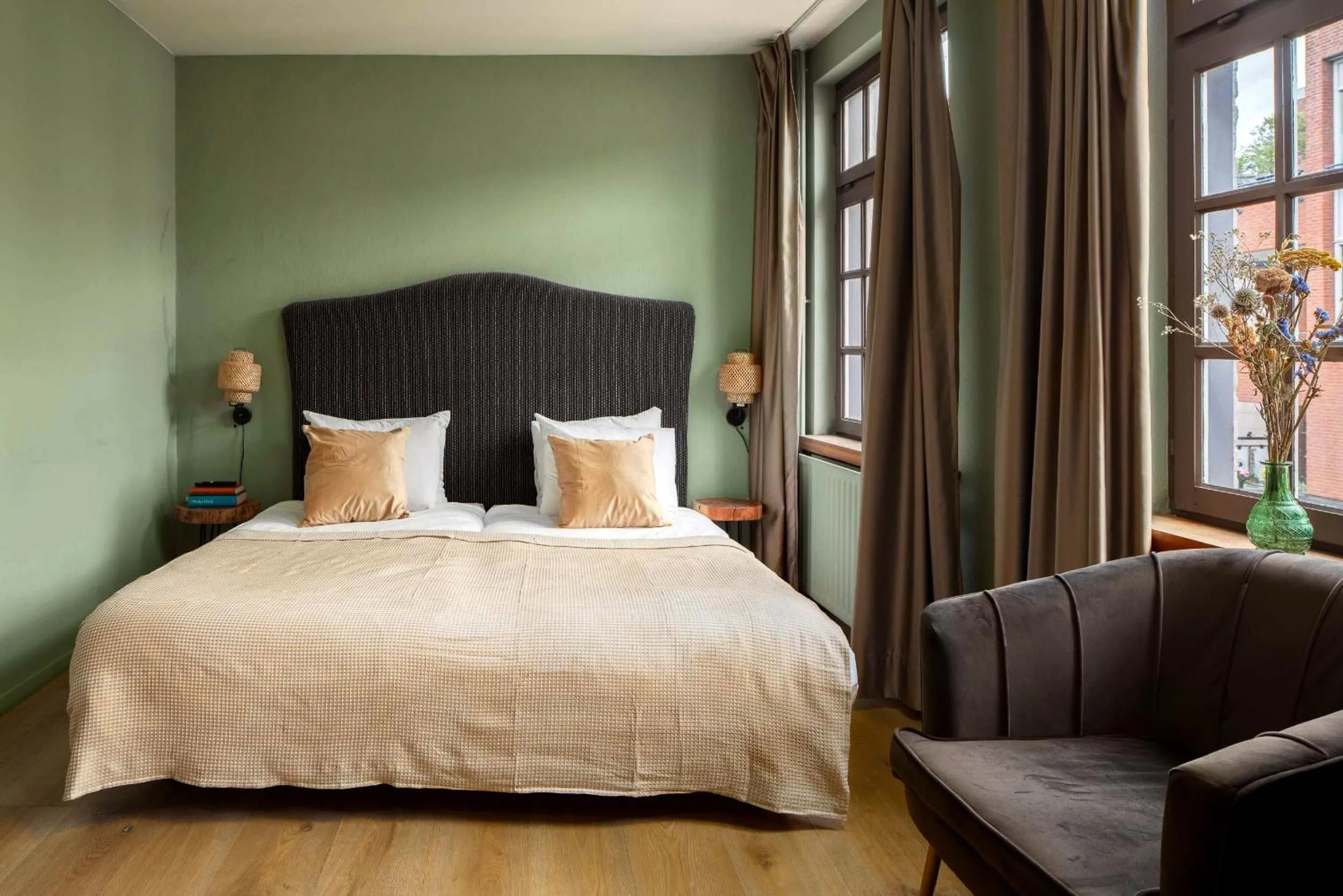 Bed in Hotel de Korenwolf