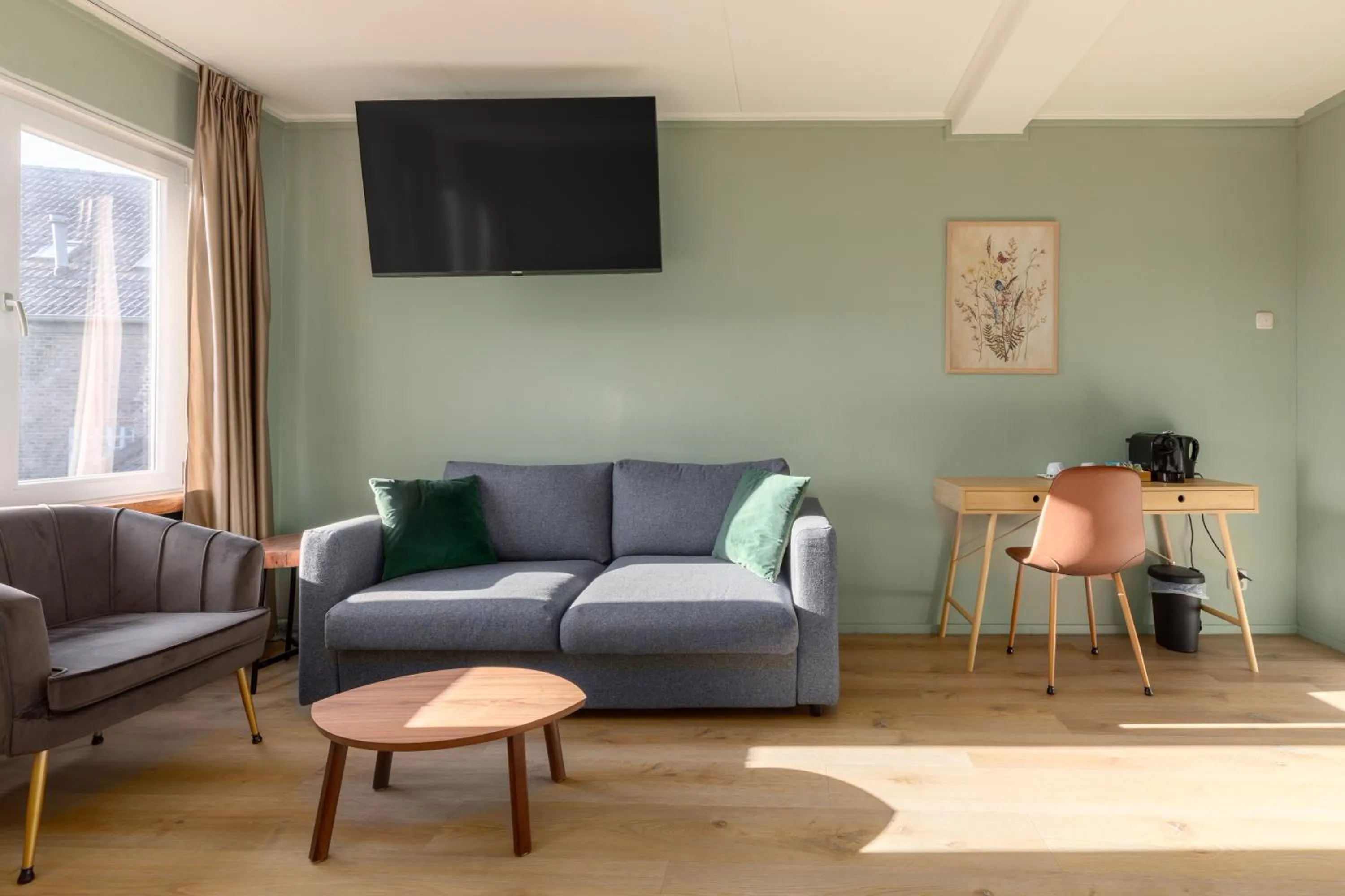 Living room in Hotel de Korenwolf