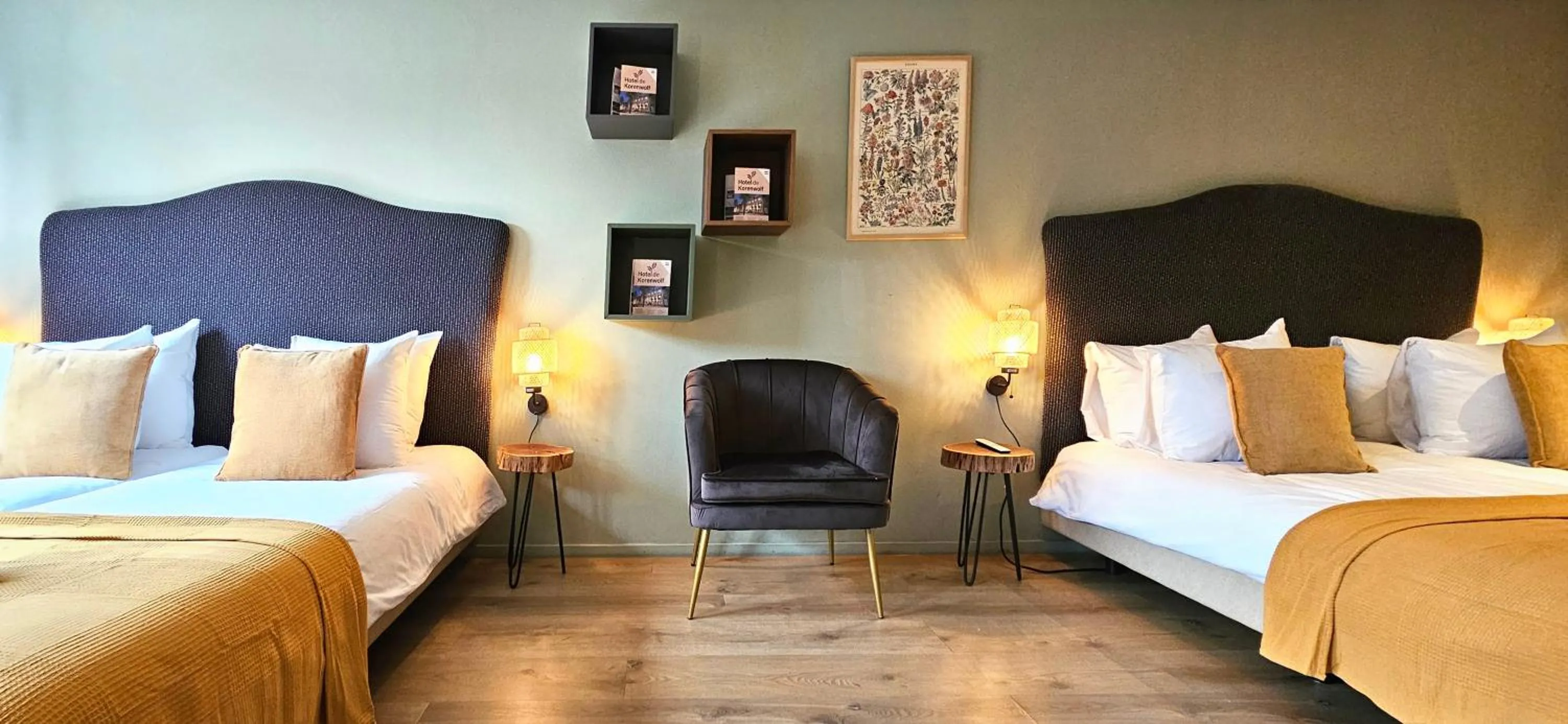 Bedroom, Bed in Hotel de Korenwolf