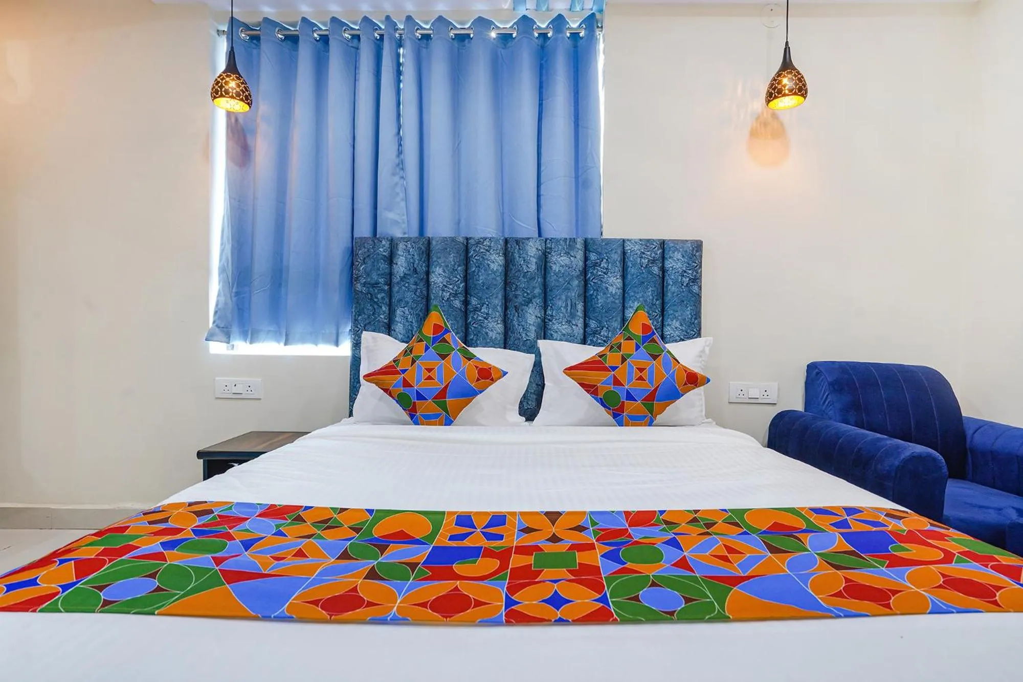 Bed in FabHotel Grand Broholic - Nr Hitech City