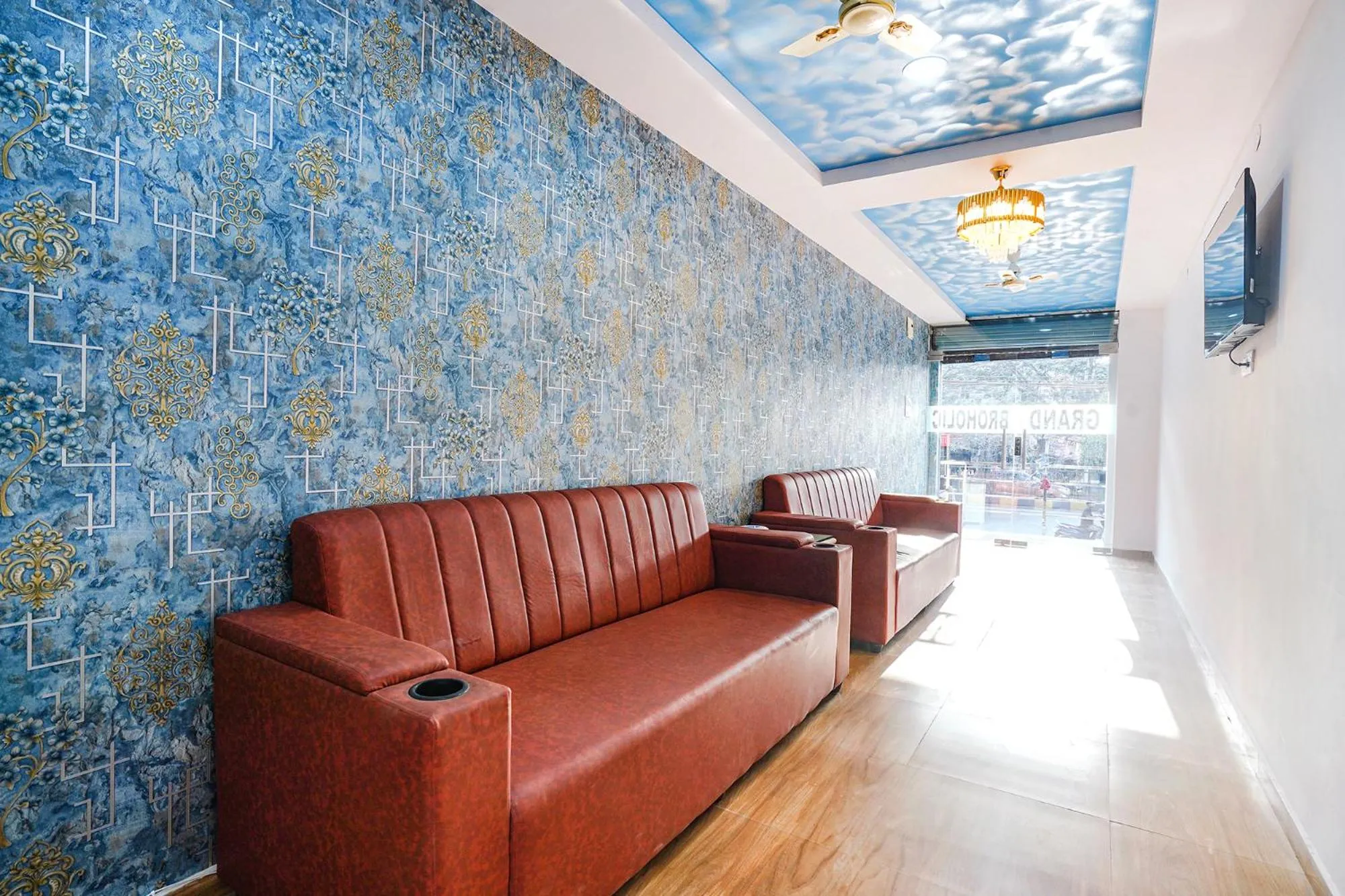 Living room in FabHotel Grand Broholic - Nr Hitech City