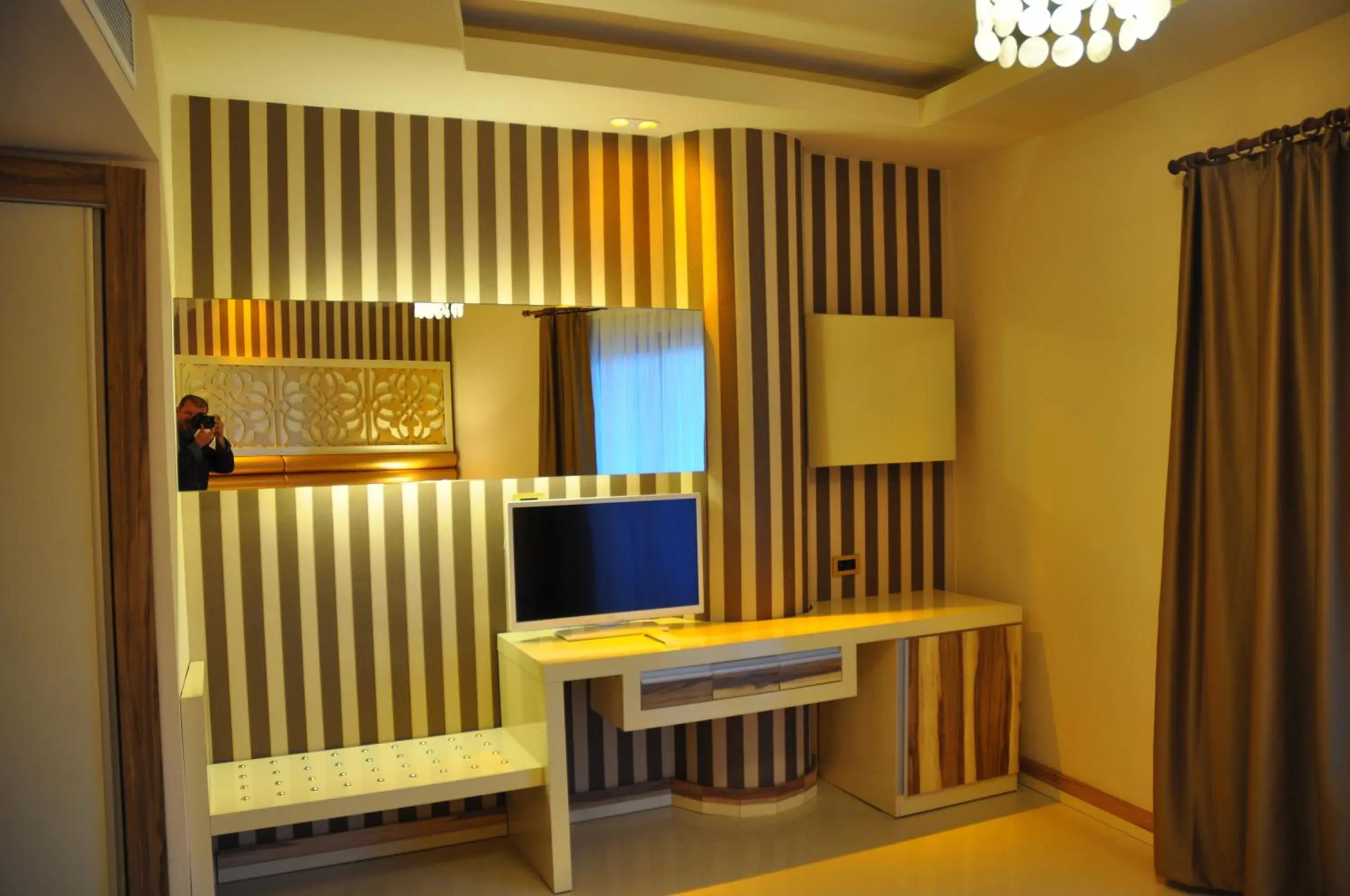 Decorative detail, TV/Entertainment Center in Elamir Resort Hotel