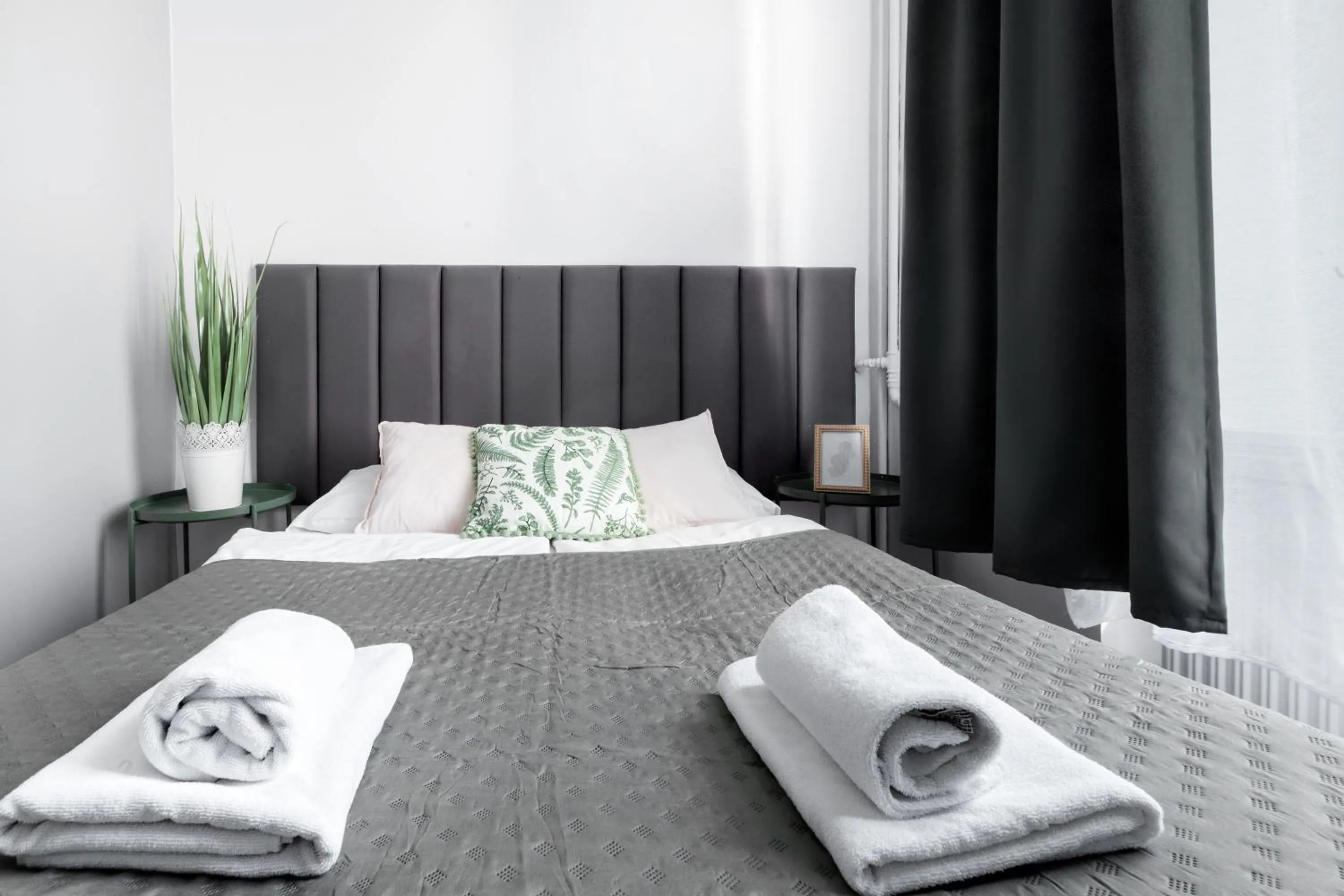 Bed in Wonderful Apartments in the Center of Krakow