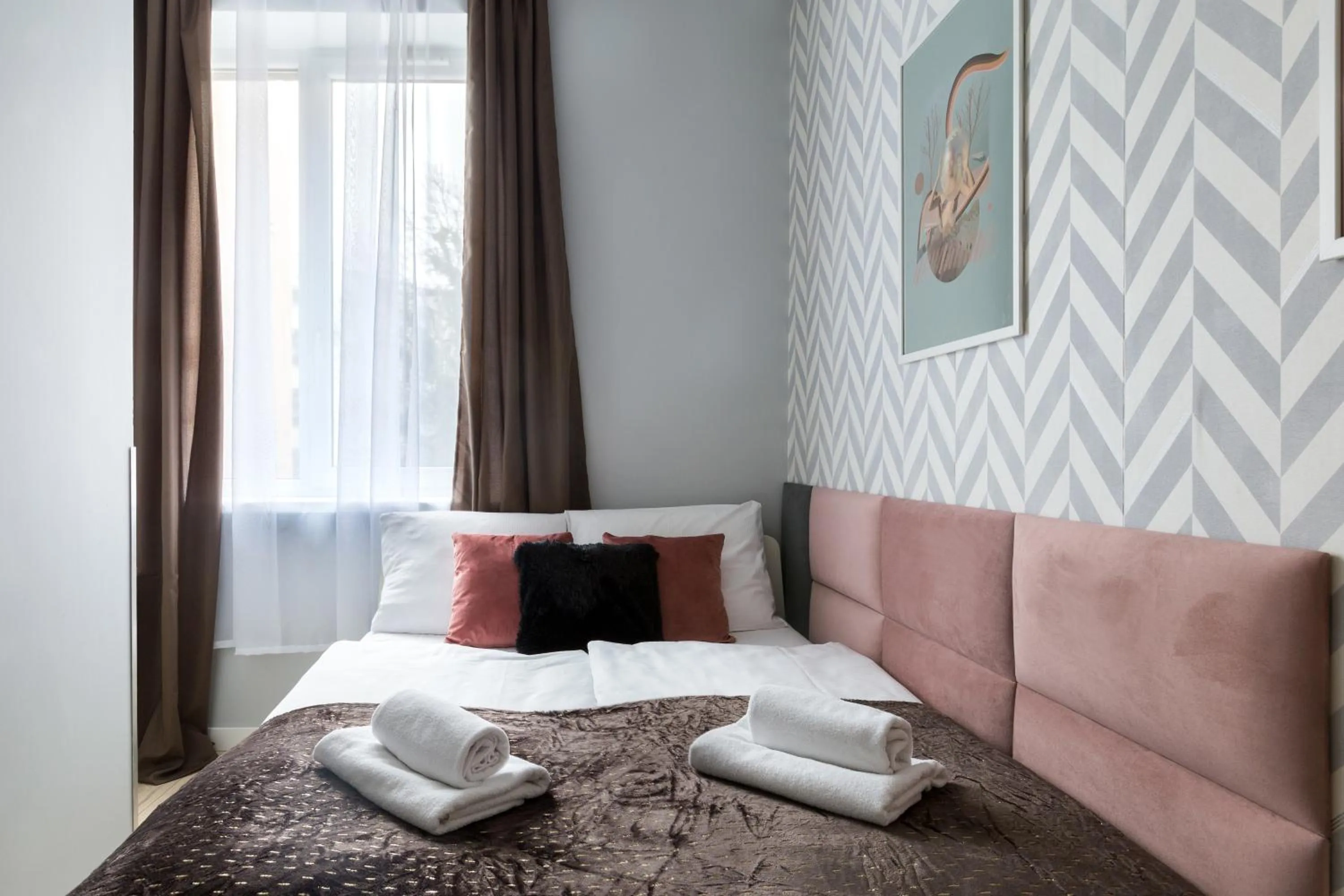 Bed in Wonderful Apartments in the Center of Krakow