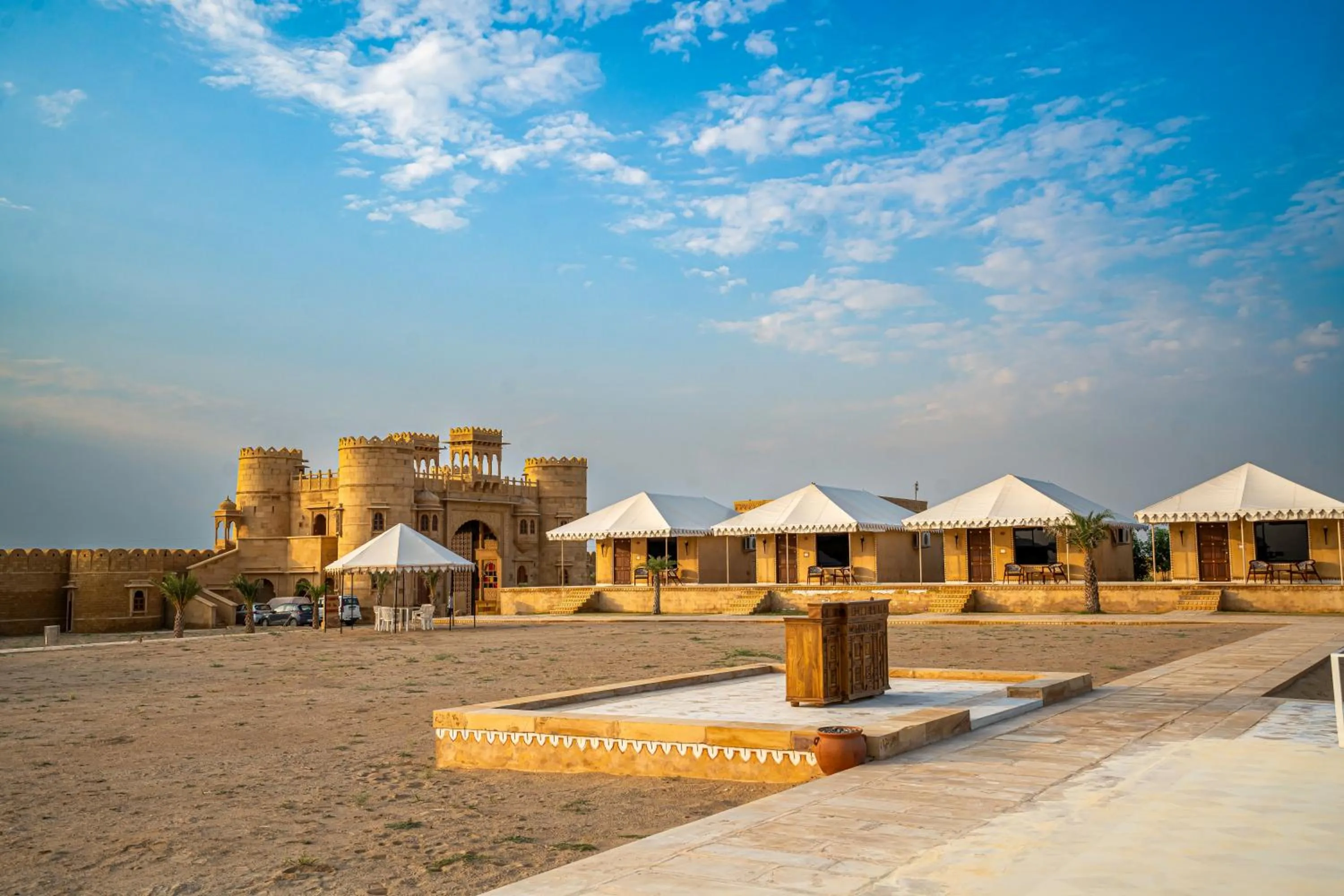 Natural landscape in Marugarh Camp and Resort Jaisalmer