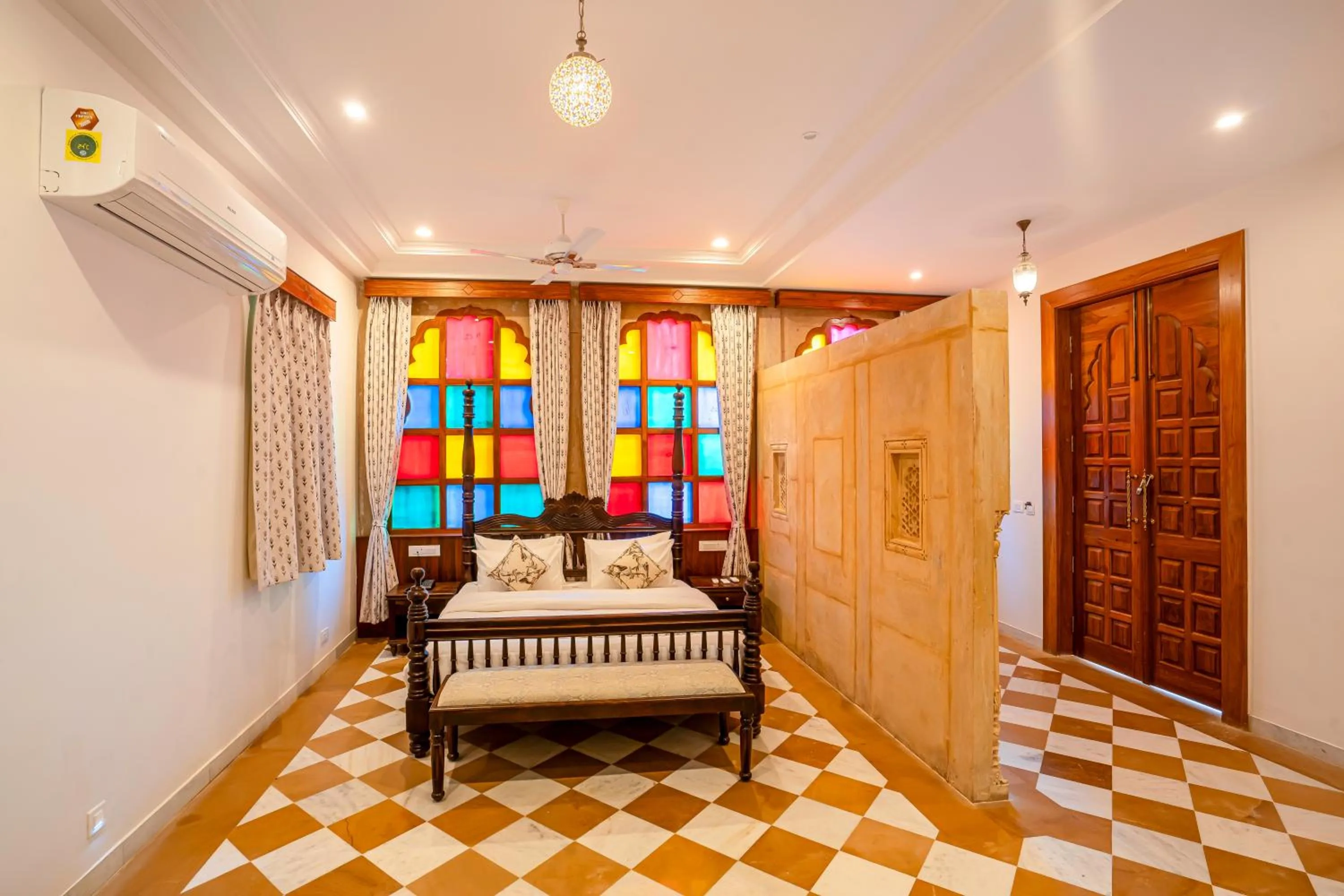 Bedroom, Bed in Marugarh Camp and Resort Jaisalmer