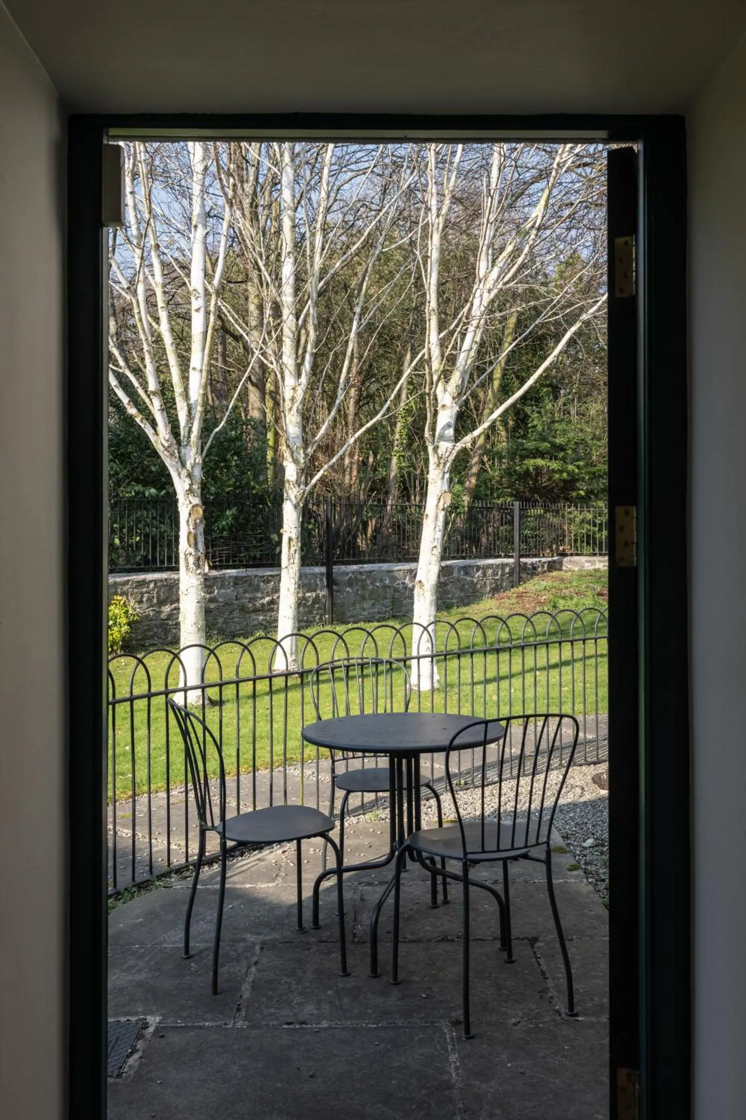 Patio in Castletown Gate House