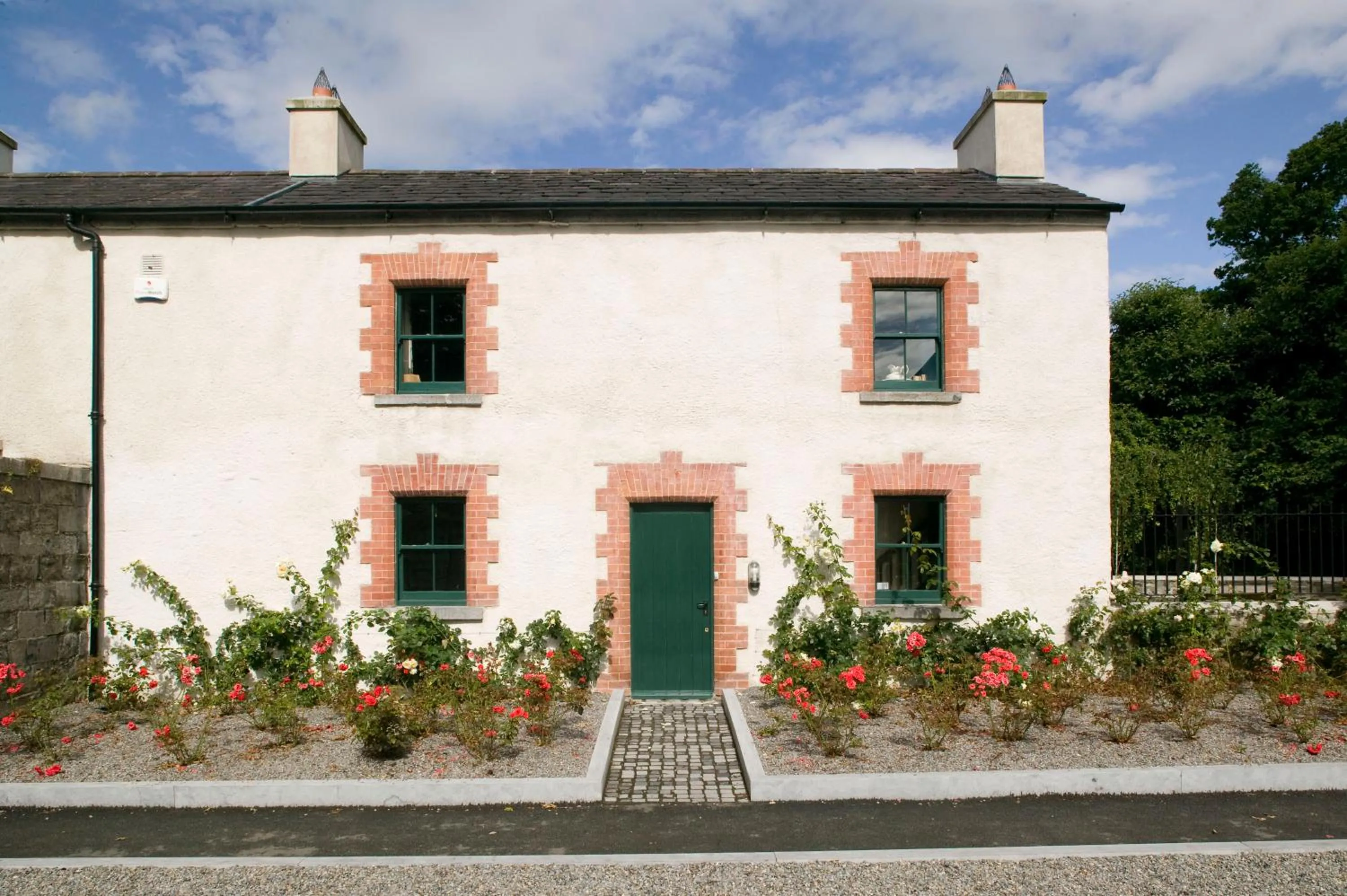 Facade/entrance in Castletown Gate House