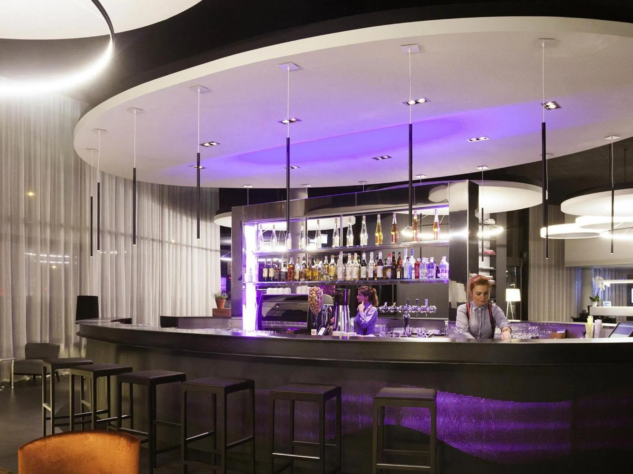 Lounge or bar in Novotel Basel City