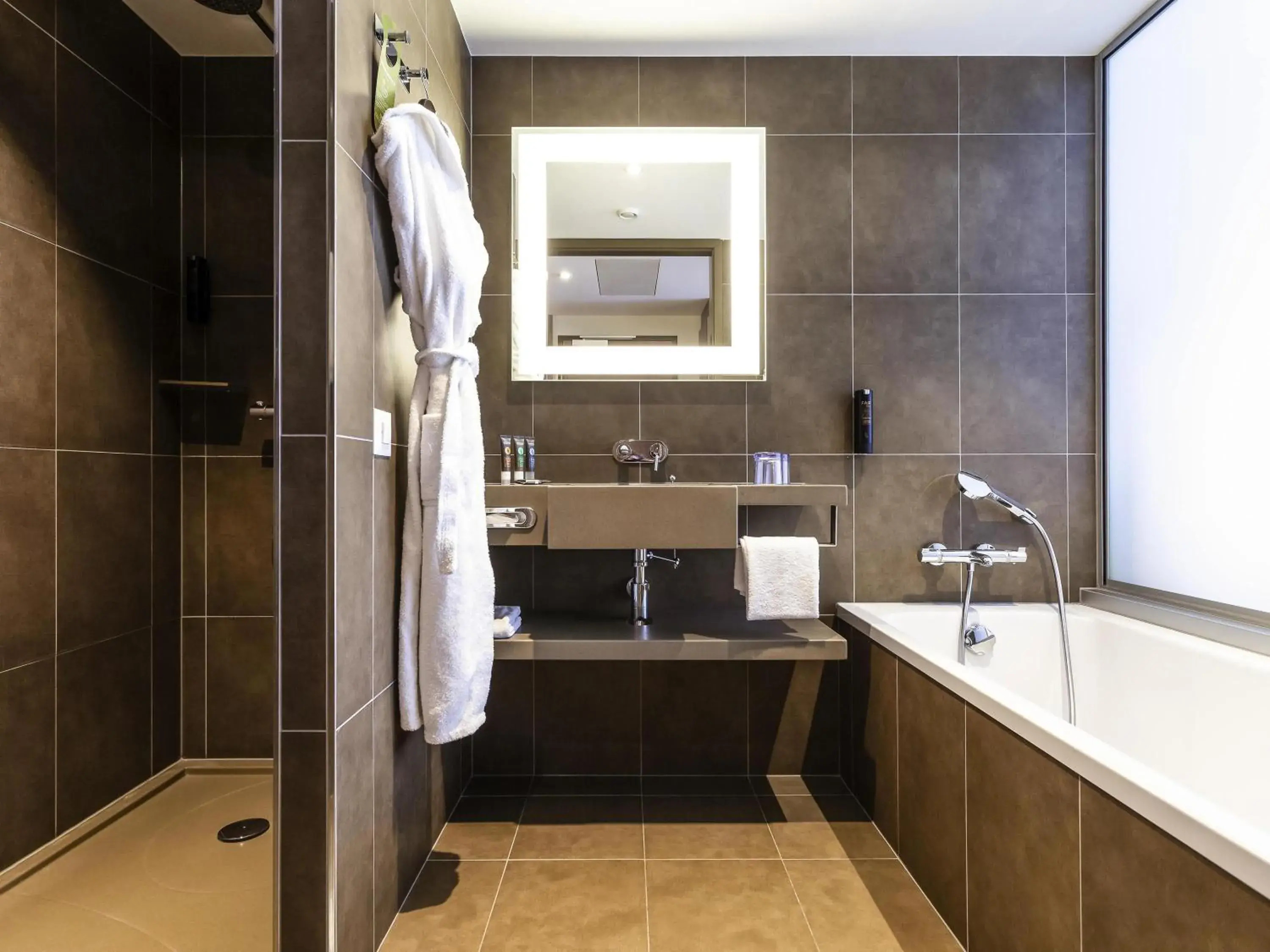 Bedroom in Novotel Basel City Bedroom in Novotel Basel City