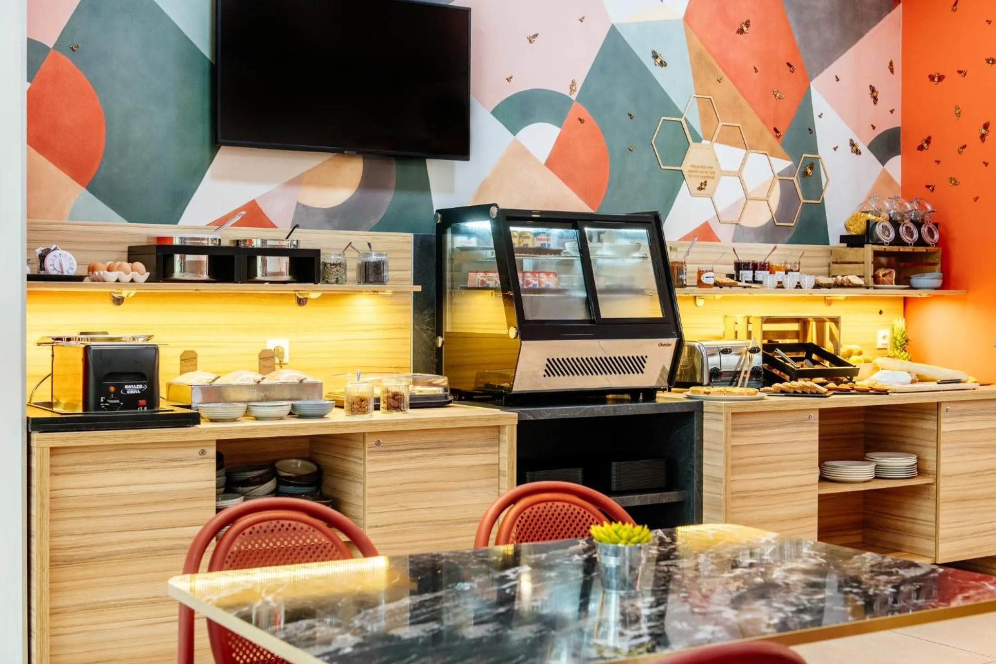 Buffet breakfast in Aparthotel Adagio Access Nancy Centre