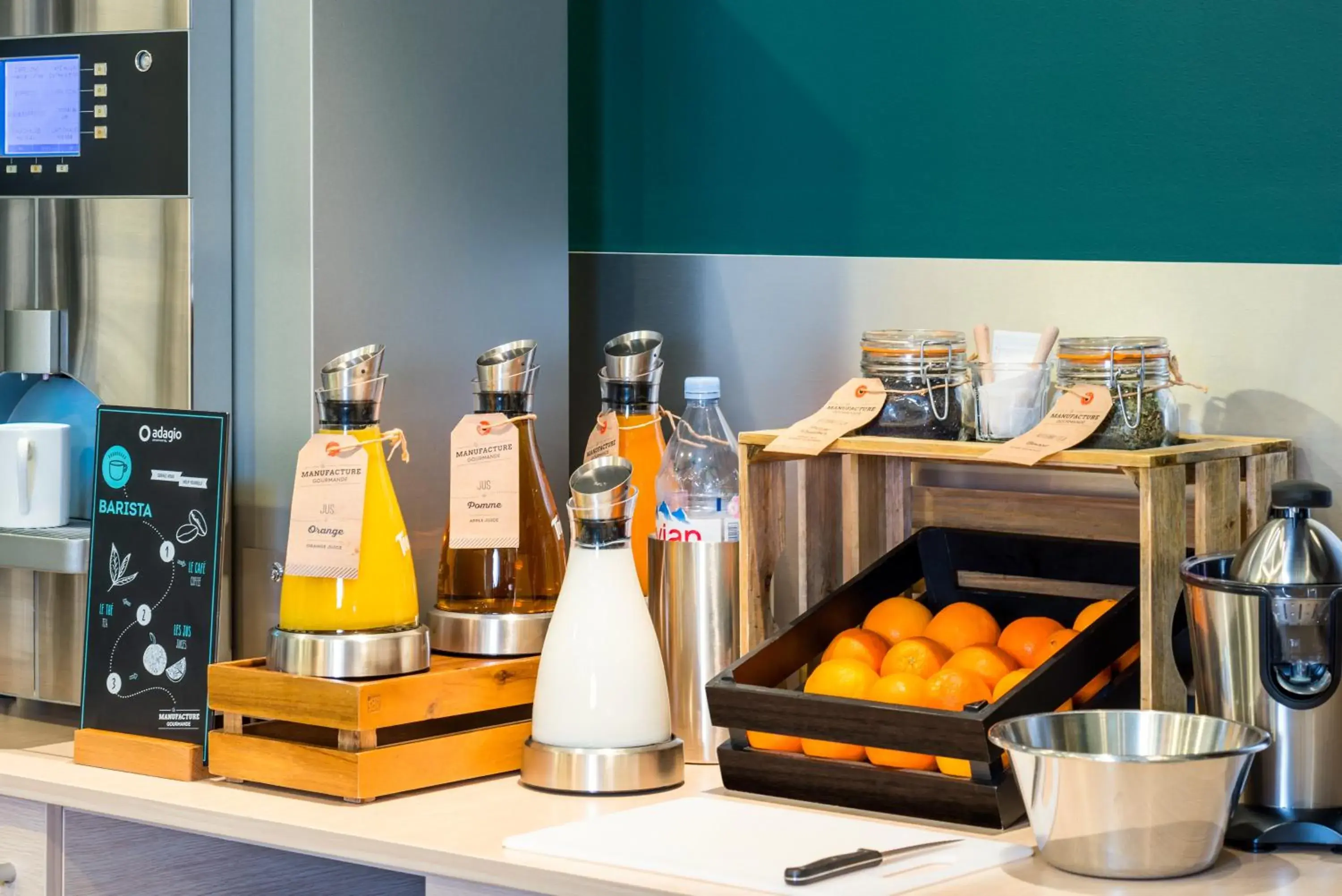 Buffet breakfast in Aparthotel Adagio La Defense Courbevoie Buffet breakfast in Aparthotel Adagio La Defense Courbevoie