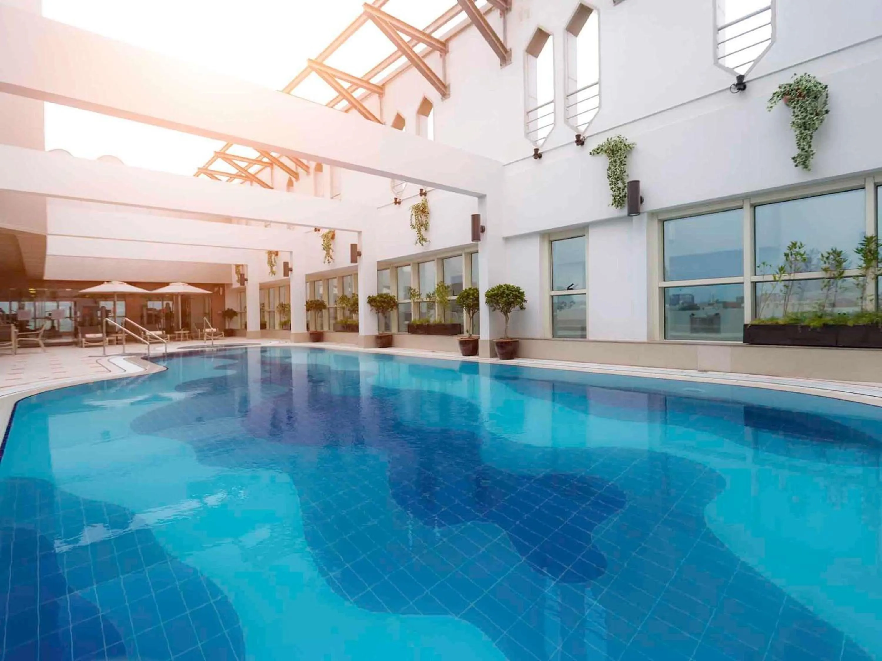 Pool view in Grand Mercure Majlis Residences Abu Dhabi