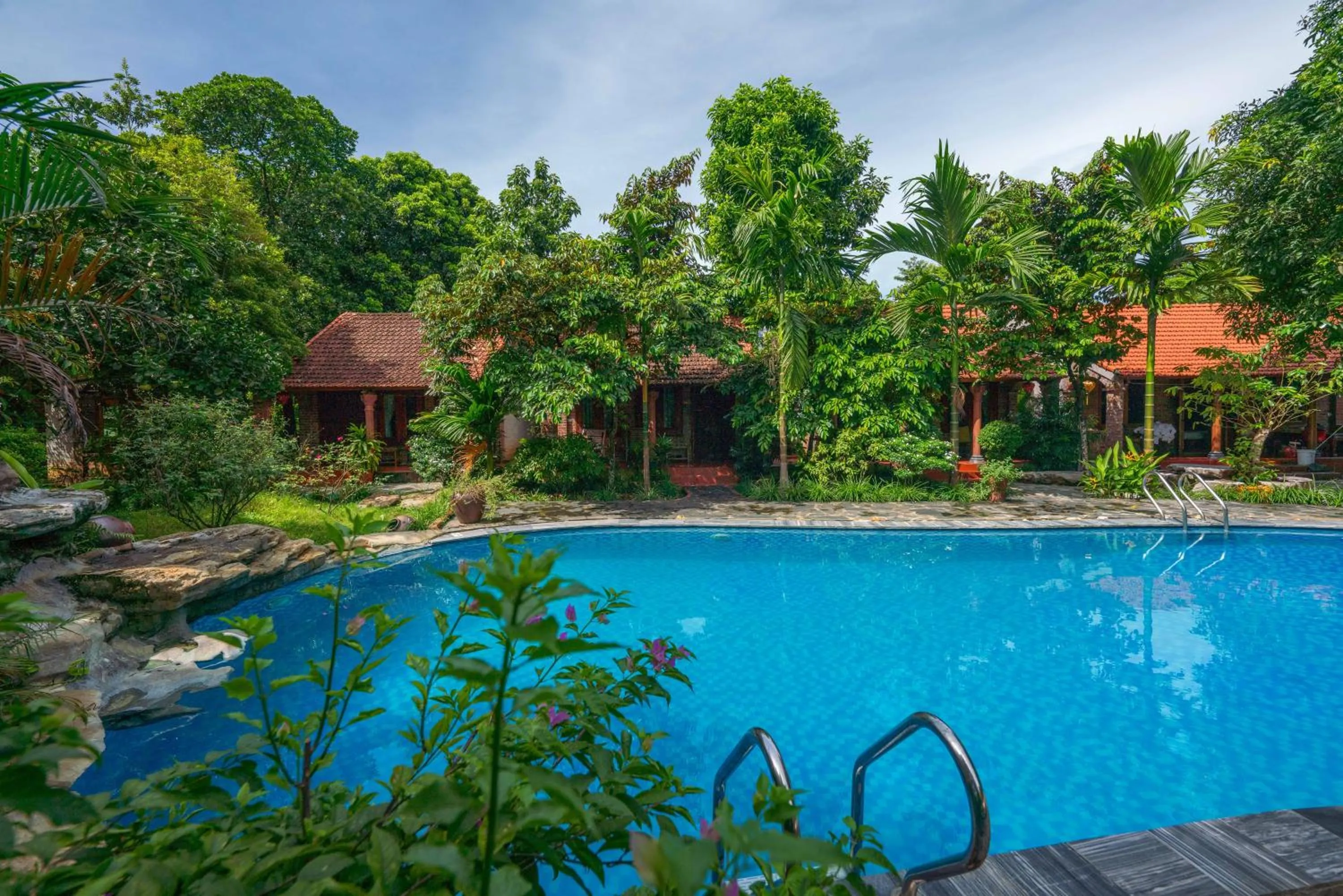 Garden view in Ninh Binh Family Homestay