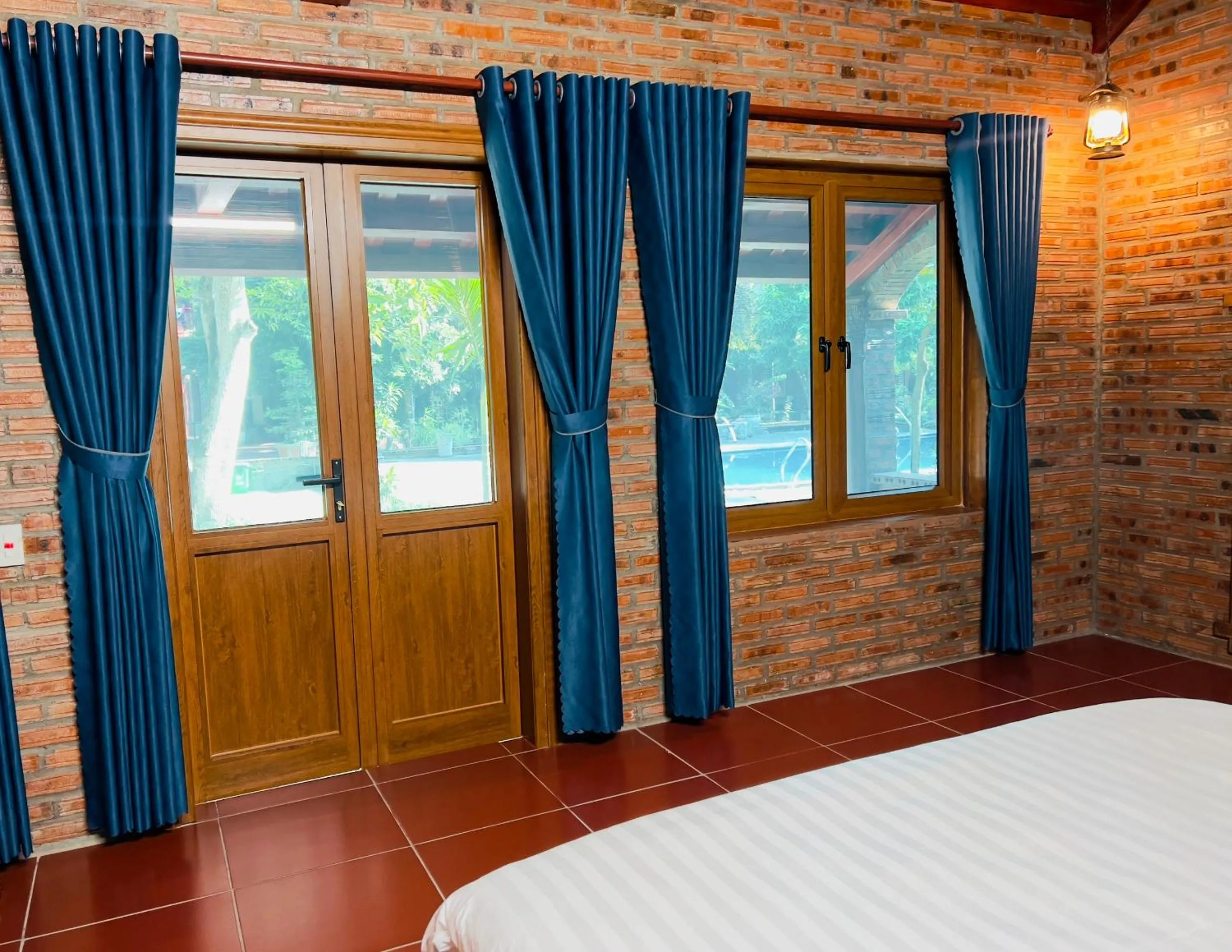 Bed in Ninh Binh Family Homestay