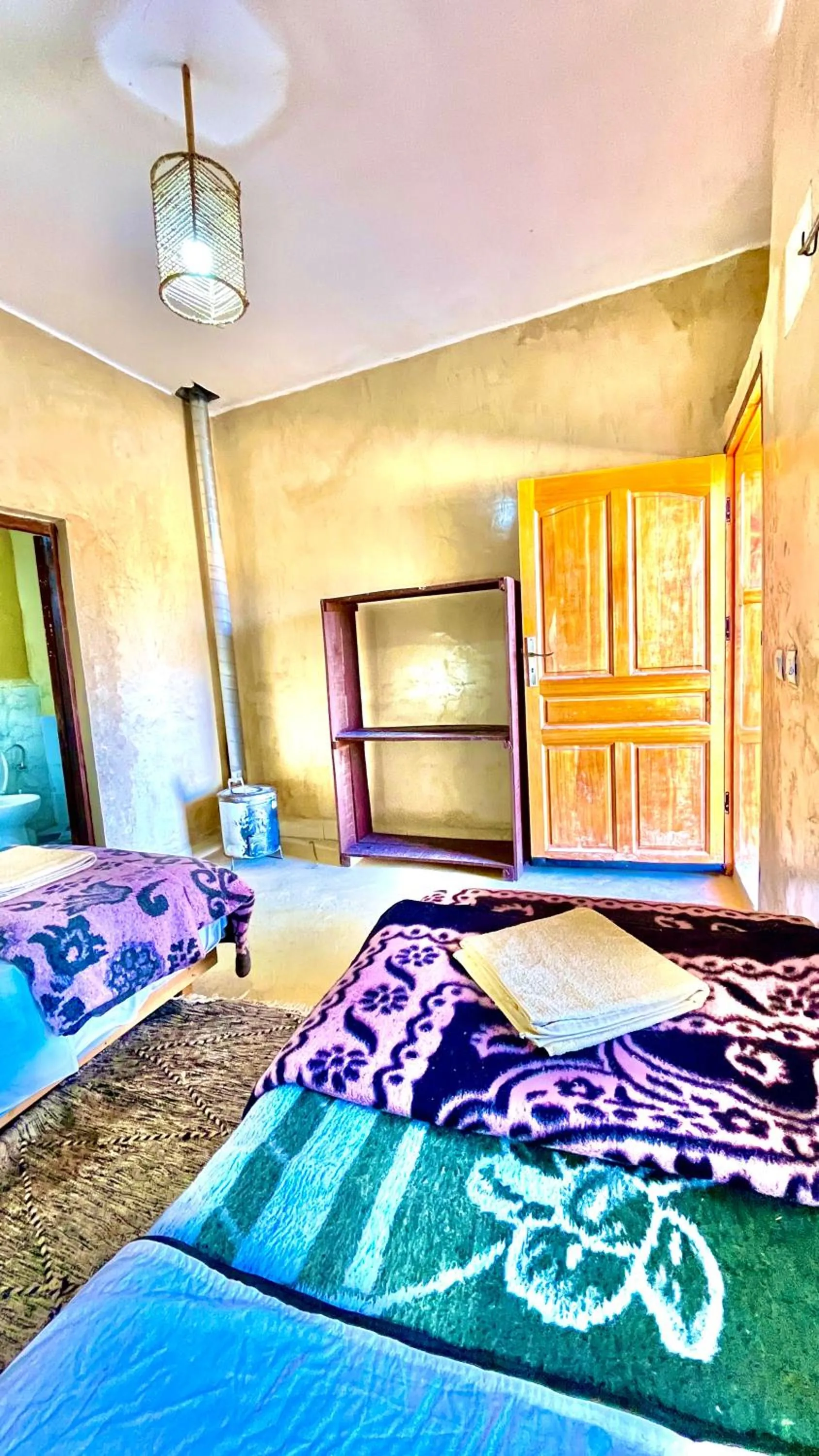 Bed in Kasbah Restaurant Citoyenne