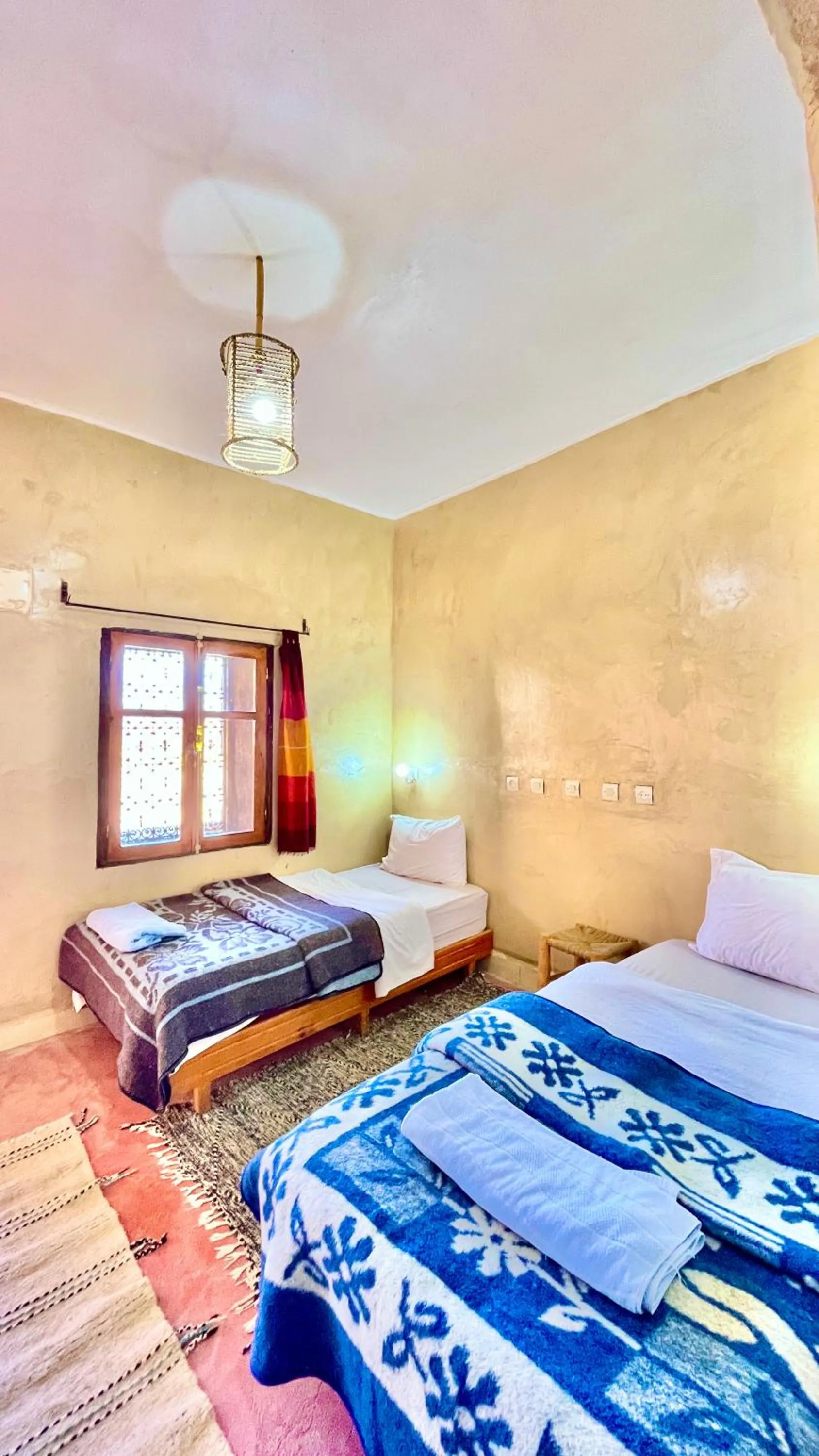 Bed in Kasbah Restaurant Citoyenne