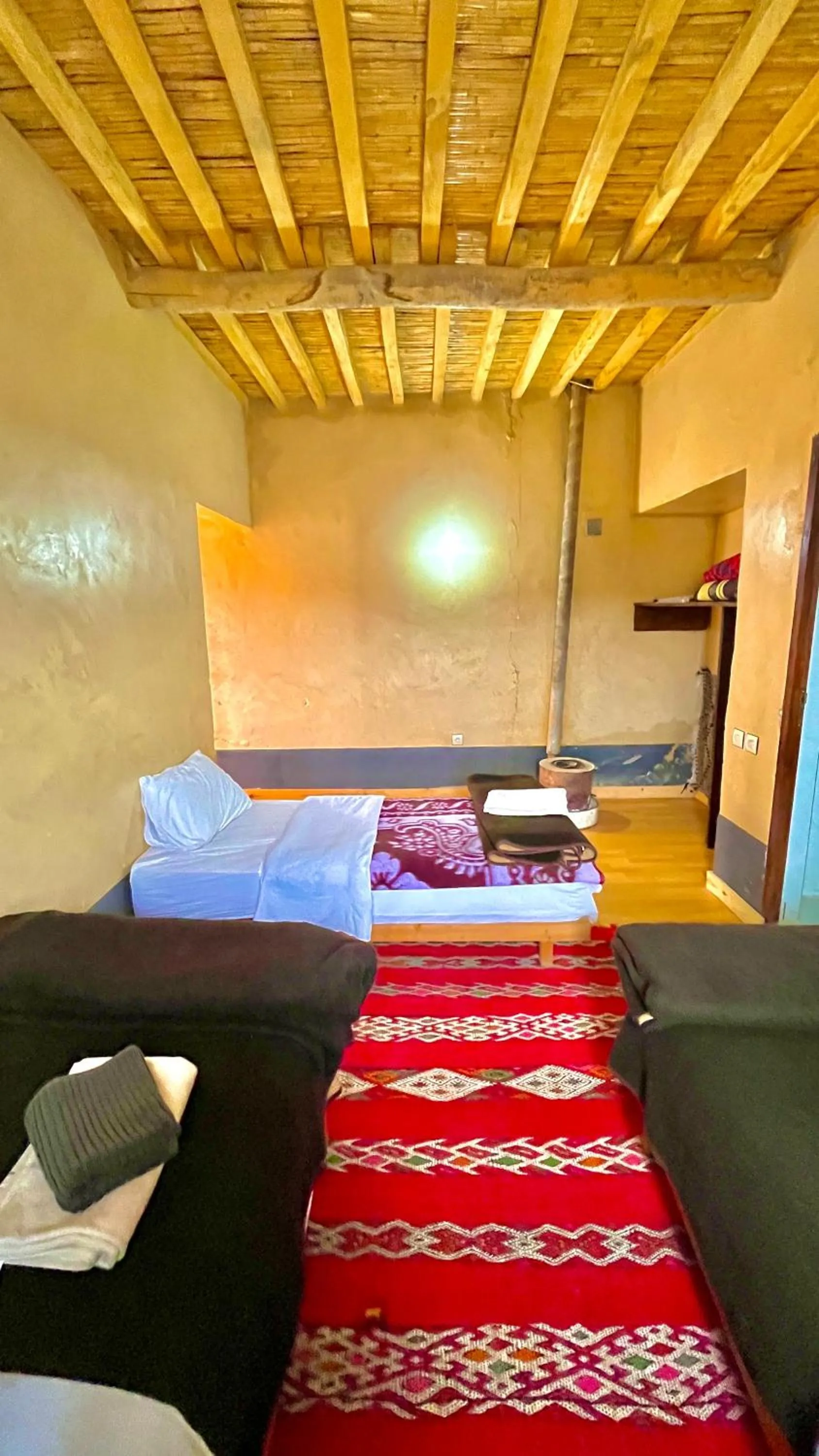 Bed in Kasbah Restaurant Citoyenne