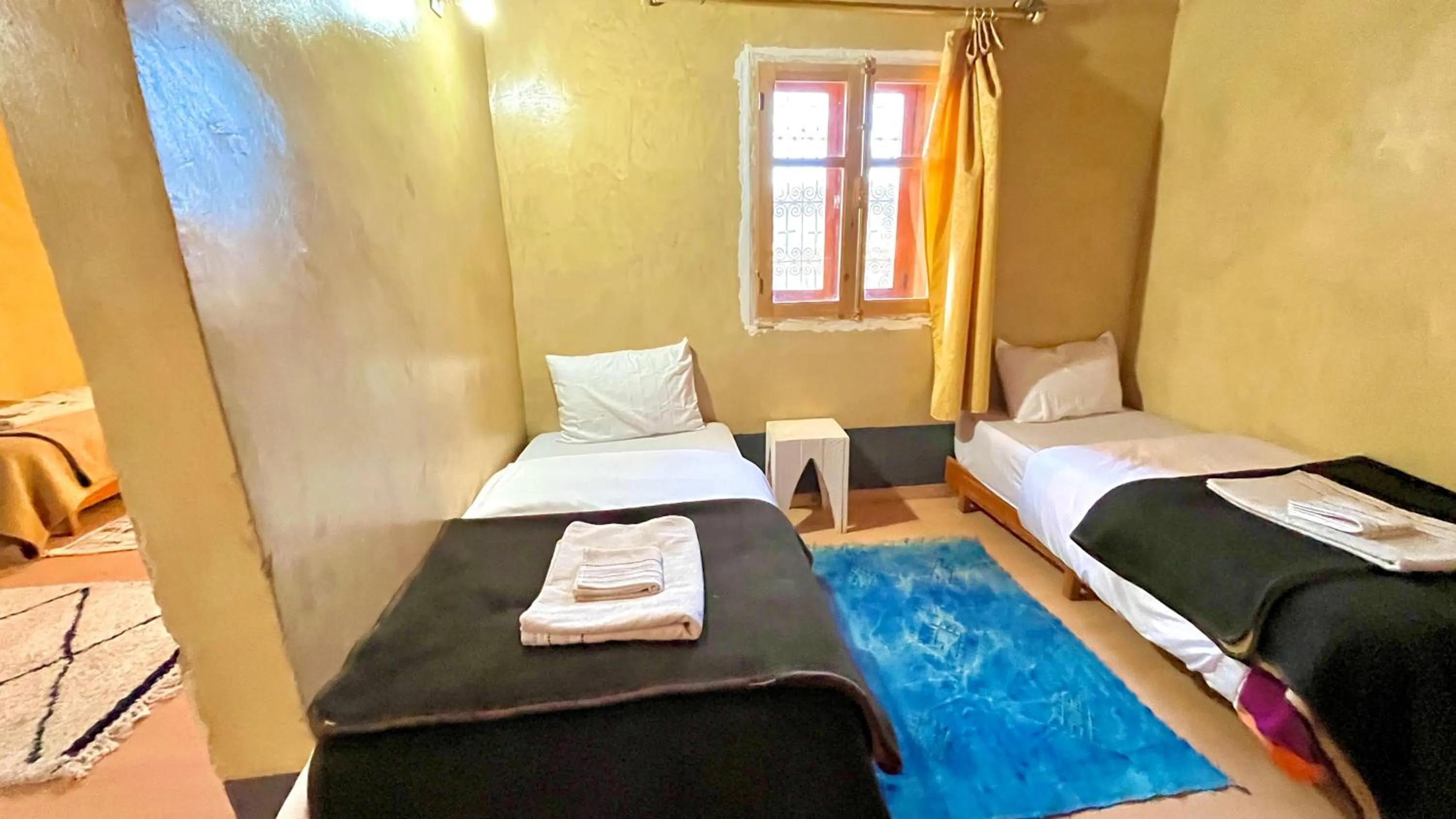 Bed in Kasbah Restaurant Citoyenne