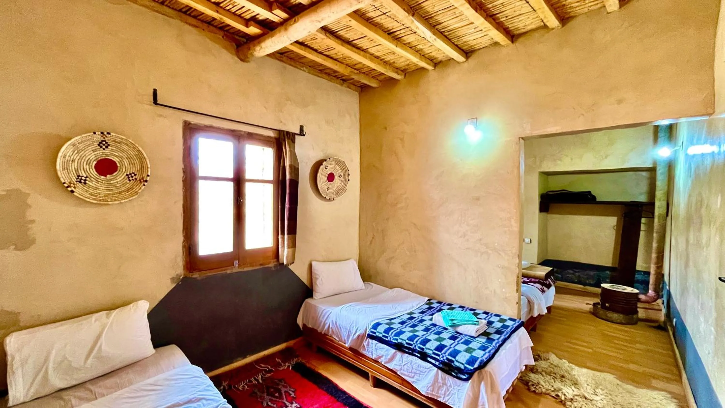 Bed in Kasbah Restaurant Citoyenne