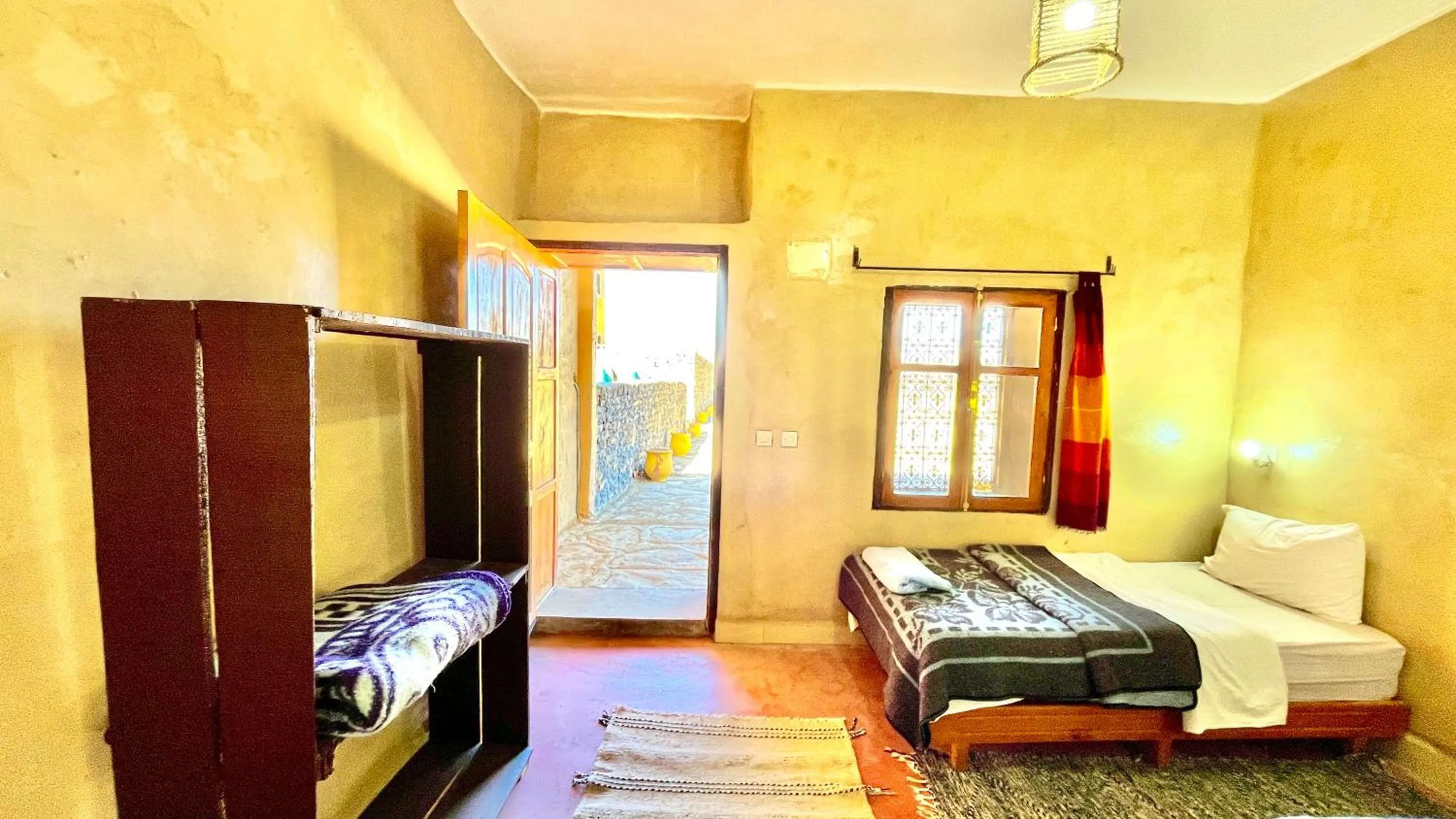 Bed in Kasbah Restaurant Citoyenne
