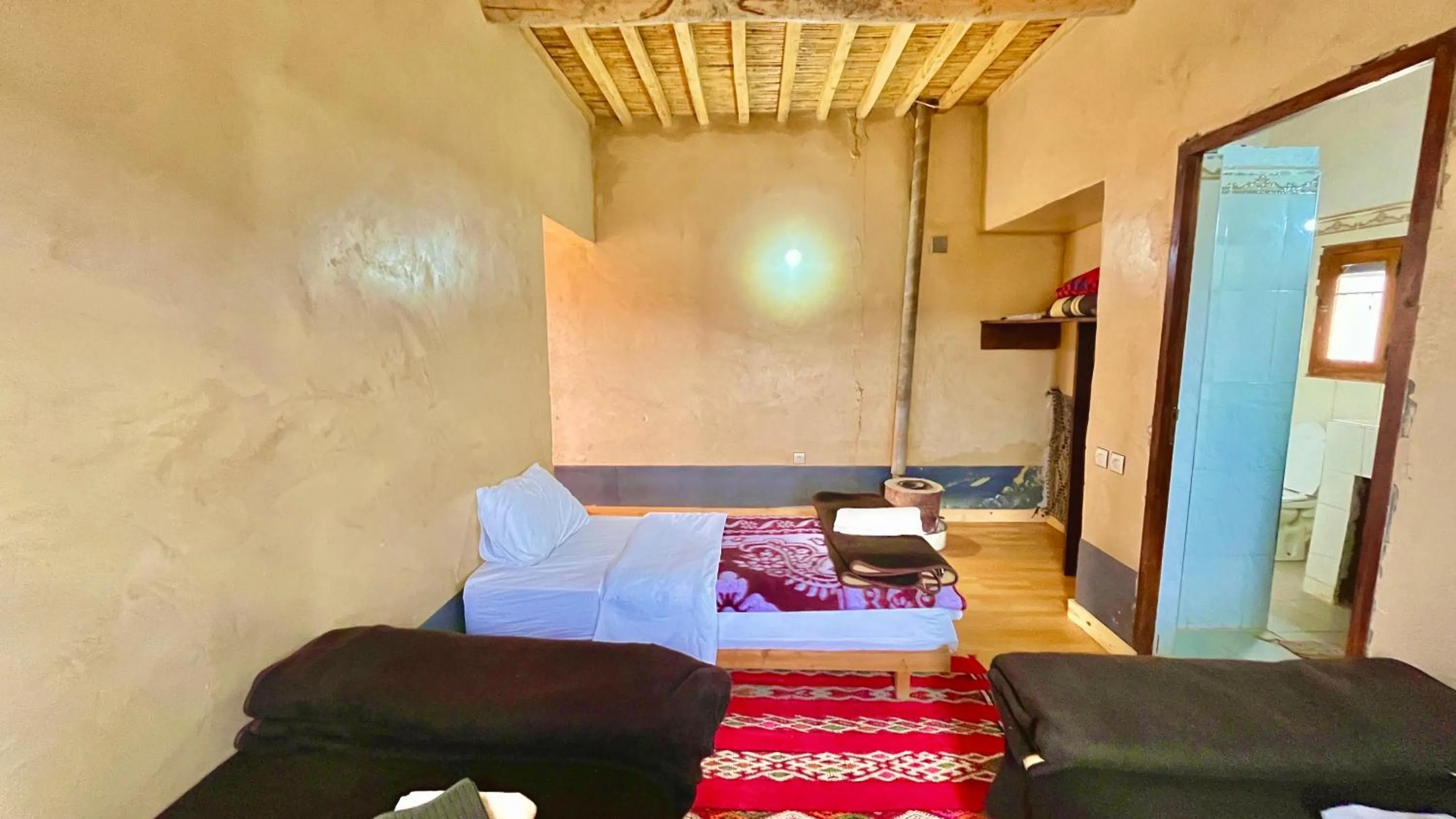 Bed in Kasbah Restaurant Citoyenne