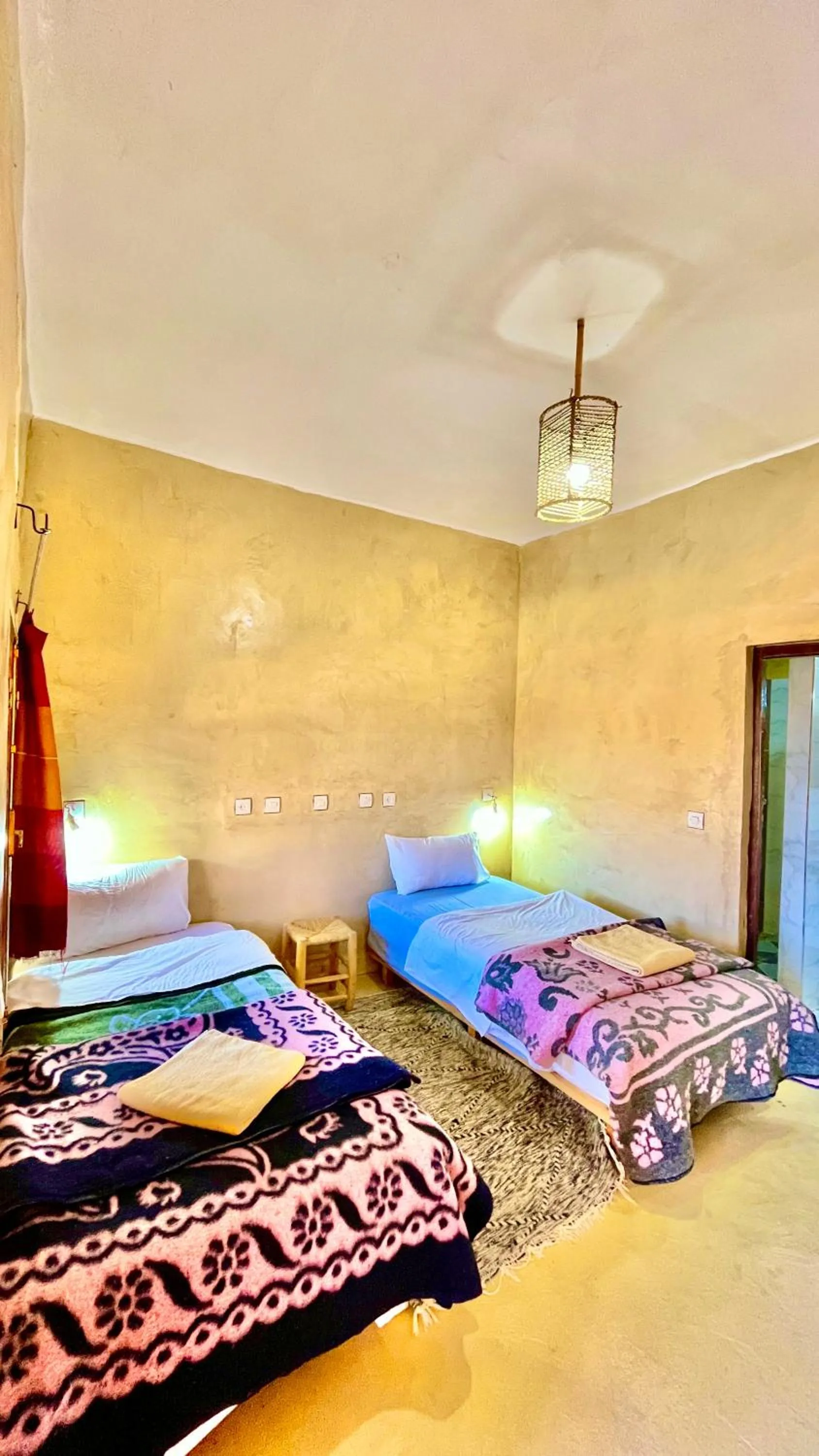 Bed in Kasbah Restaurant Citoyenne