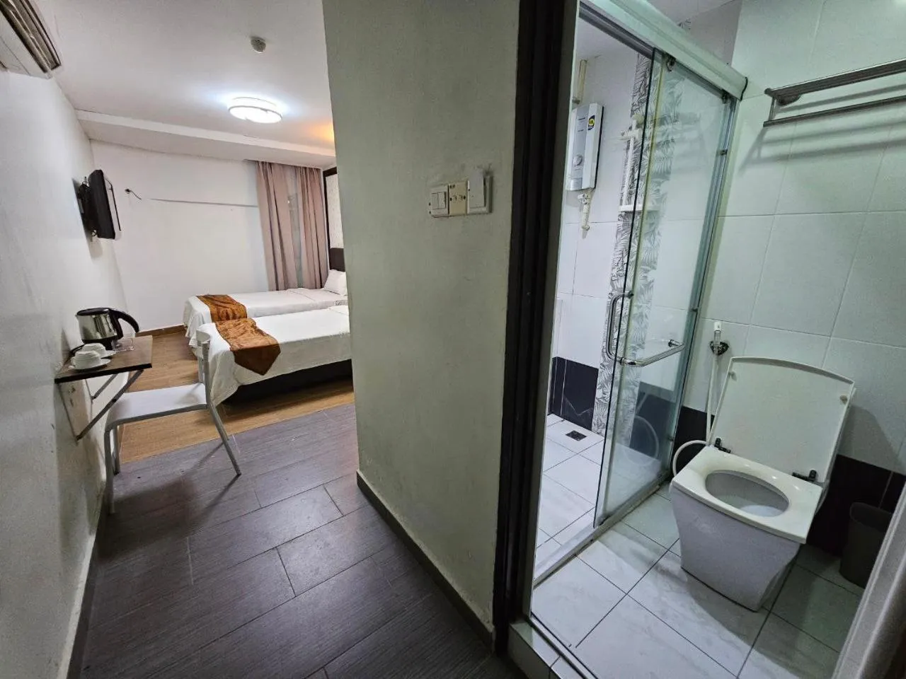 Bed in Warisan Hotel Kota Kinabalu