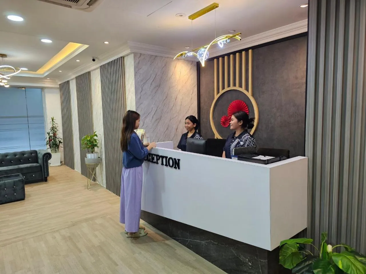 Lobby or reception in Warisan Hotel Kota Kinabalu