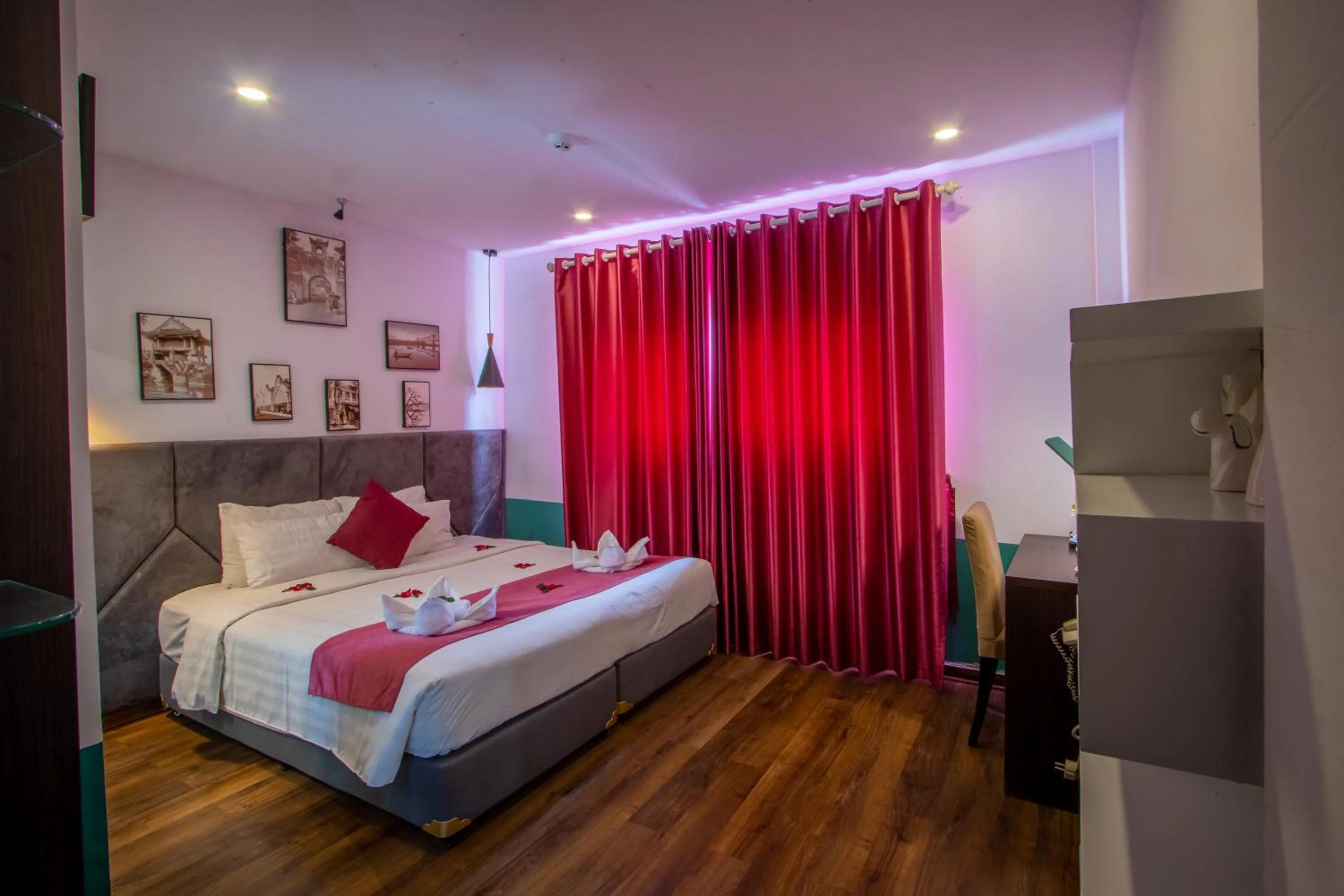 Photo of the whole room, Bed in NT Elysian hotel