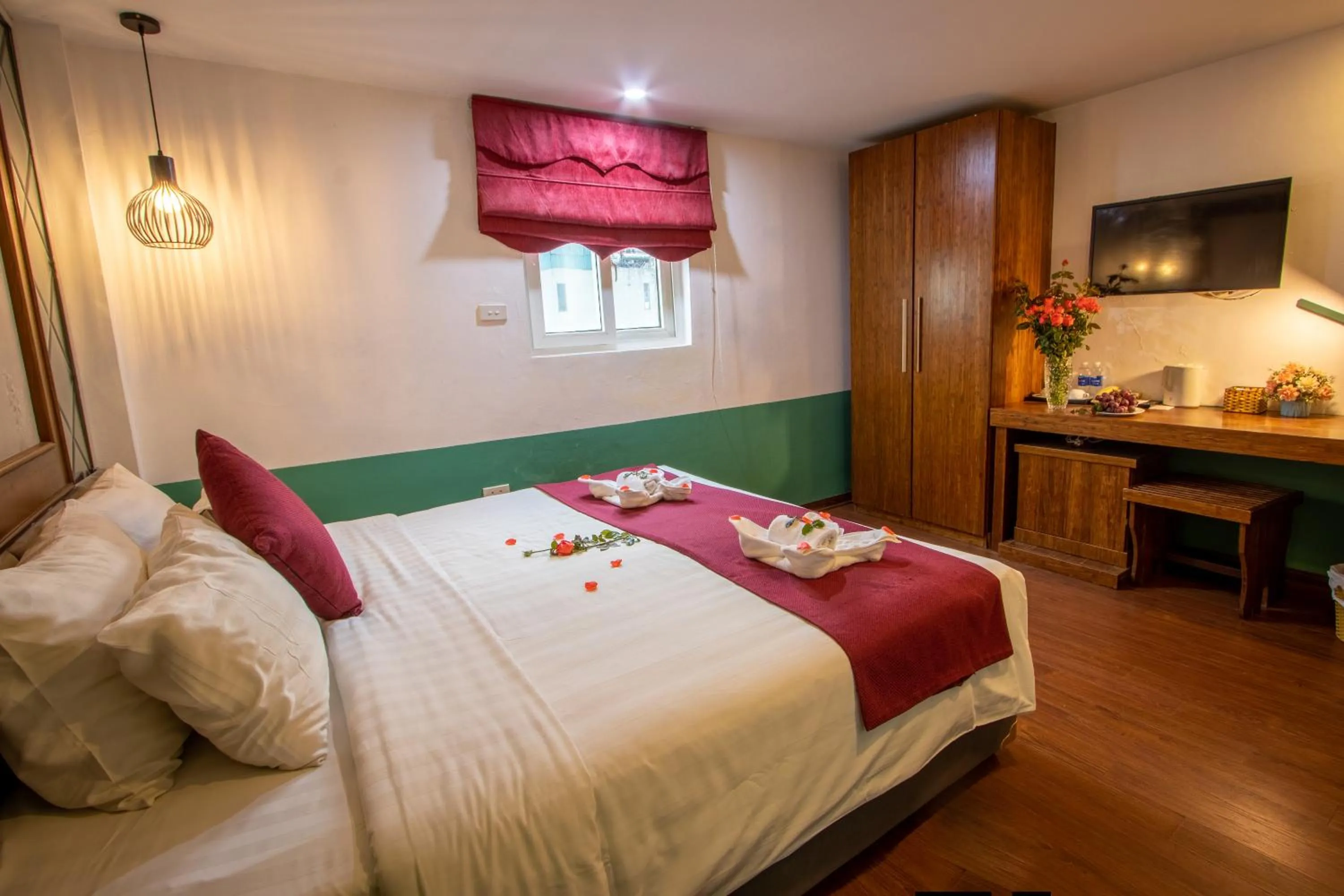 Photo of the whole room, Bed in NT Elysian hotel