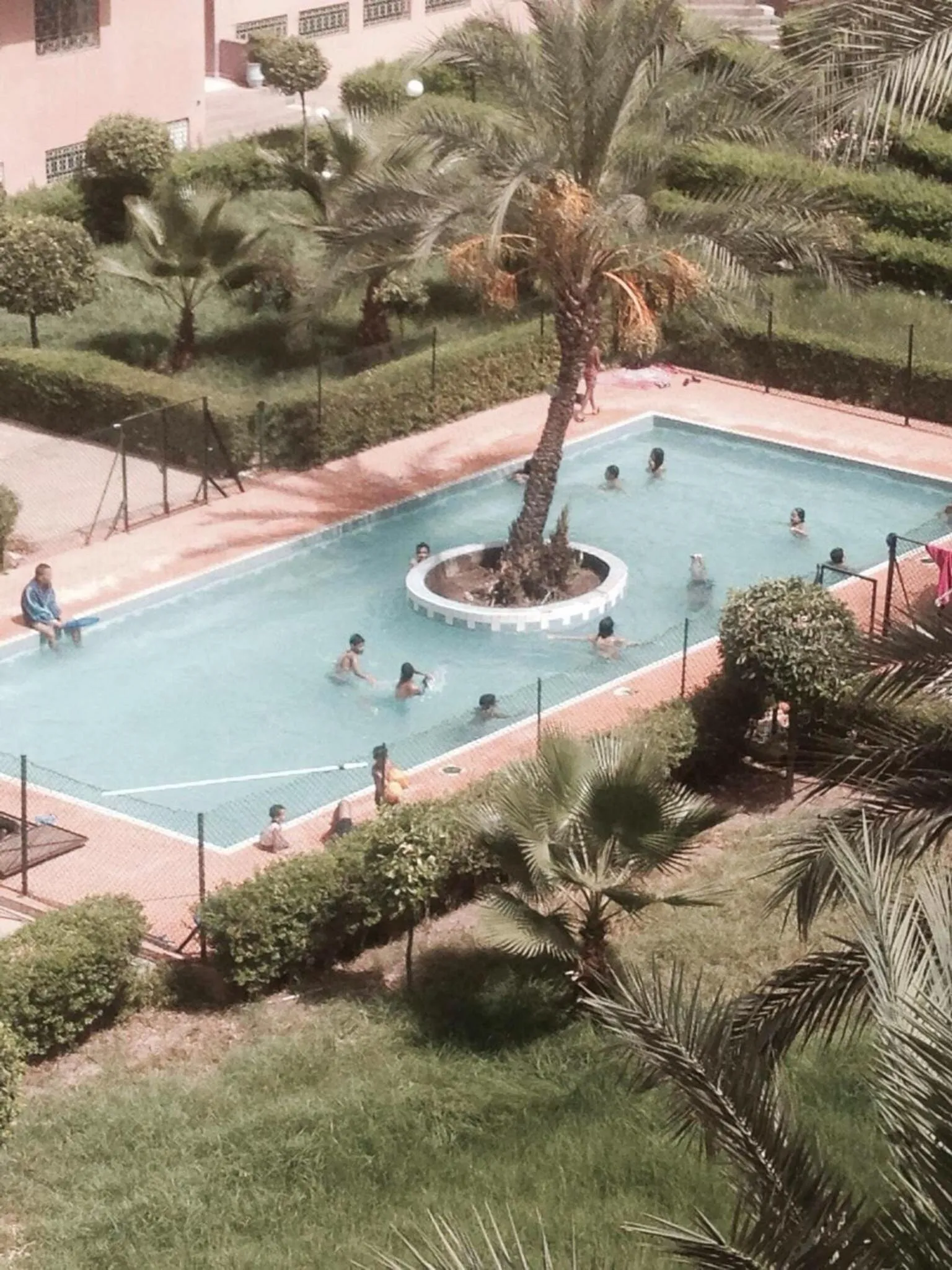 Pool view in Manis Apartment Set in a Hotel Area